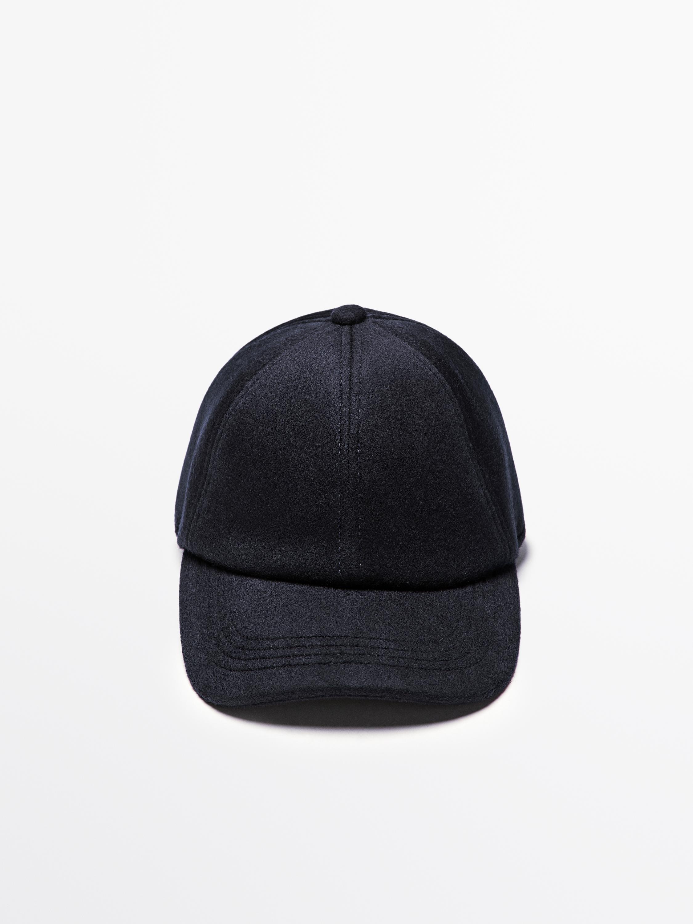 Wool blend cap