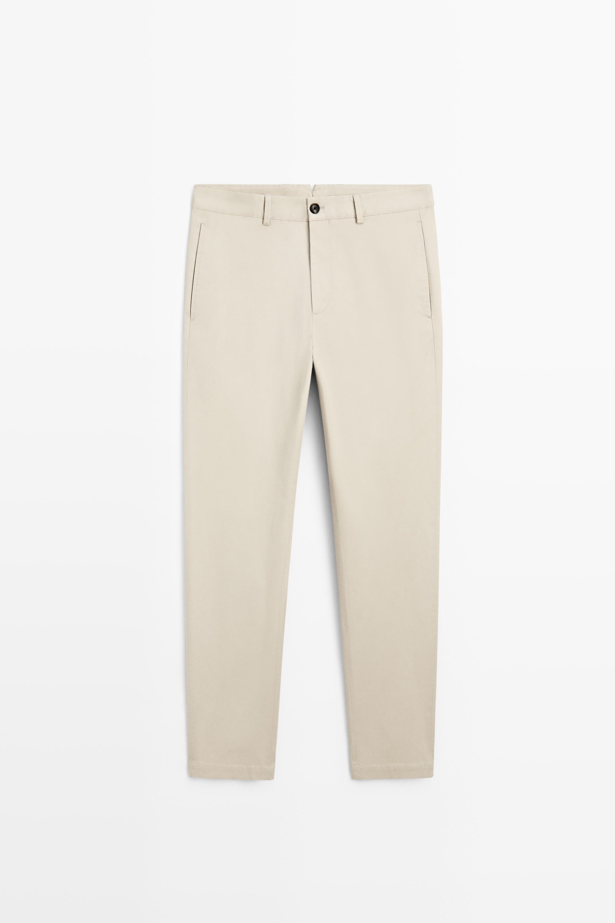 Pantalon slim avec coton