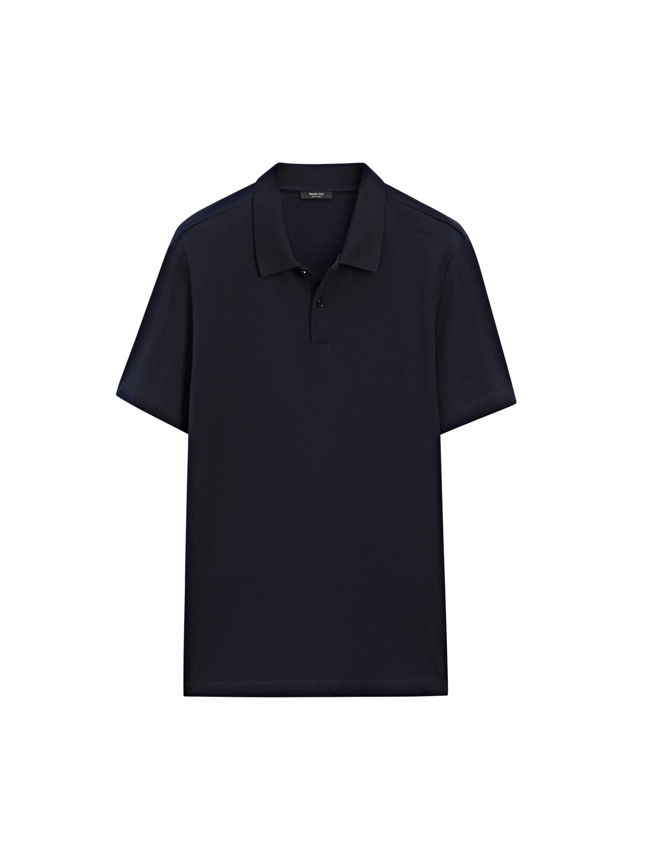 ★Massimo Dutti★ Microtextured cotton-pique polo shirt 00727241407-c.jpg?ts=1741087868819