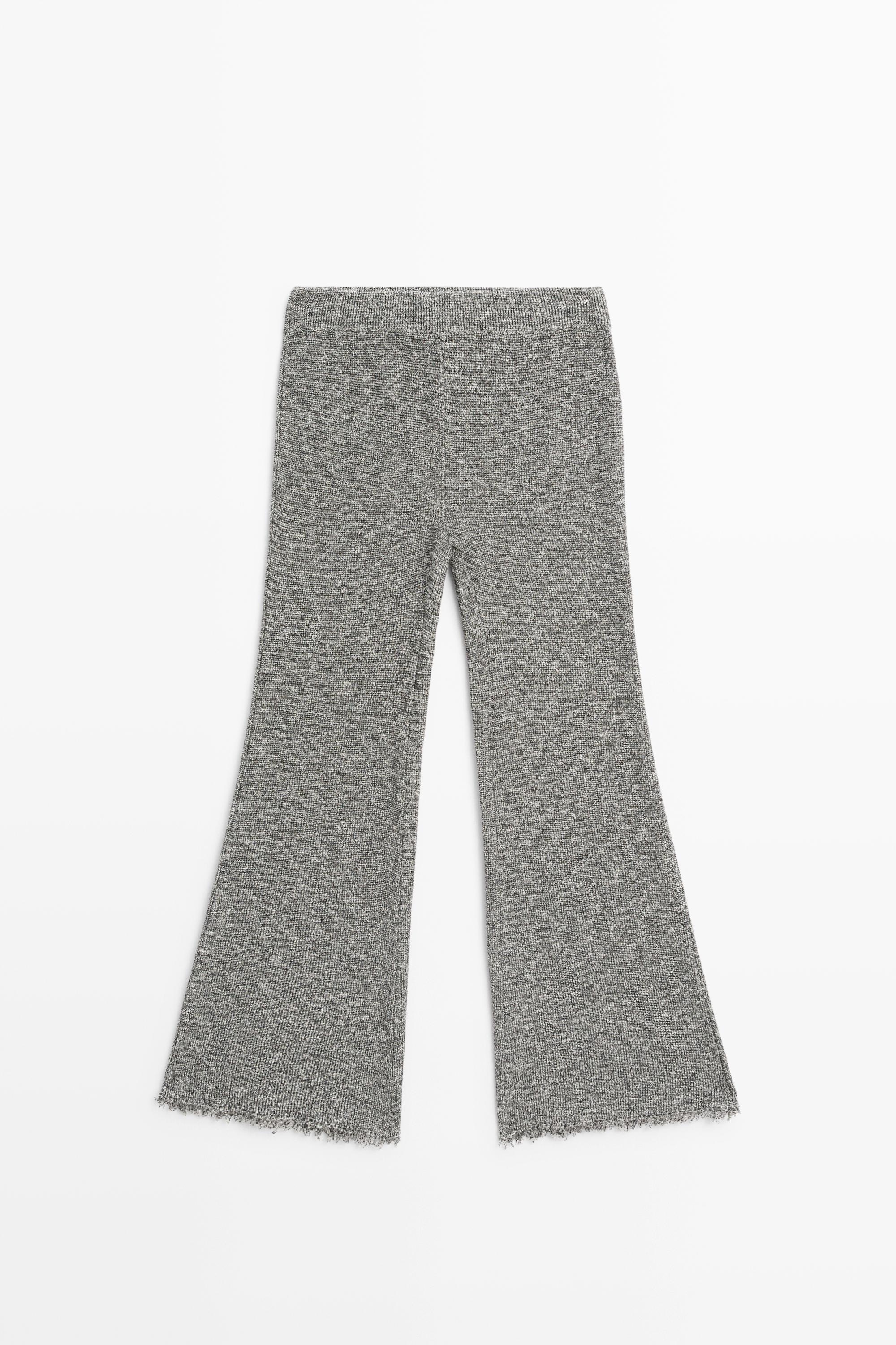 Flowing speckled pants for a total look — GREY MARL