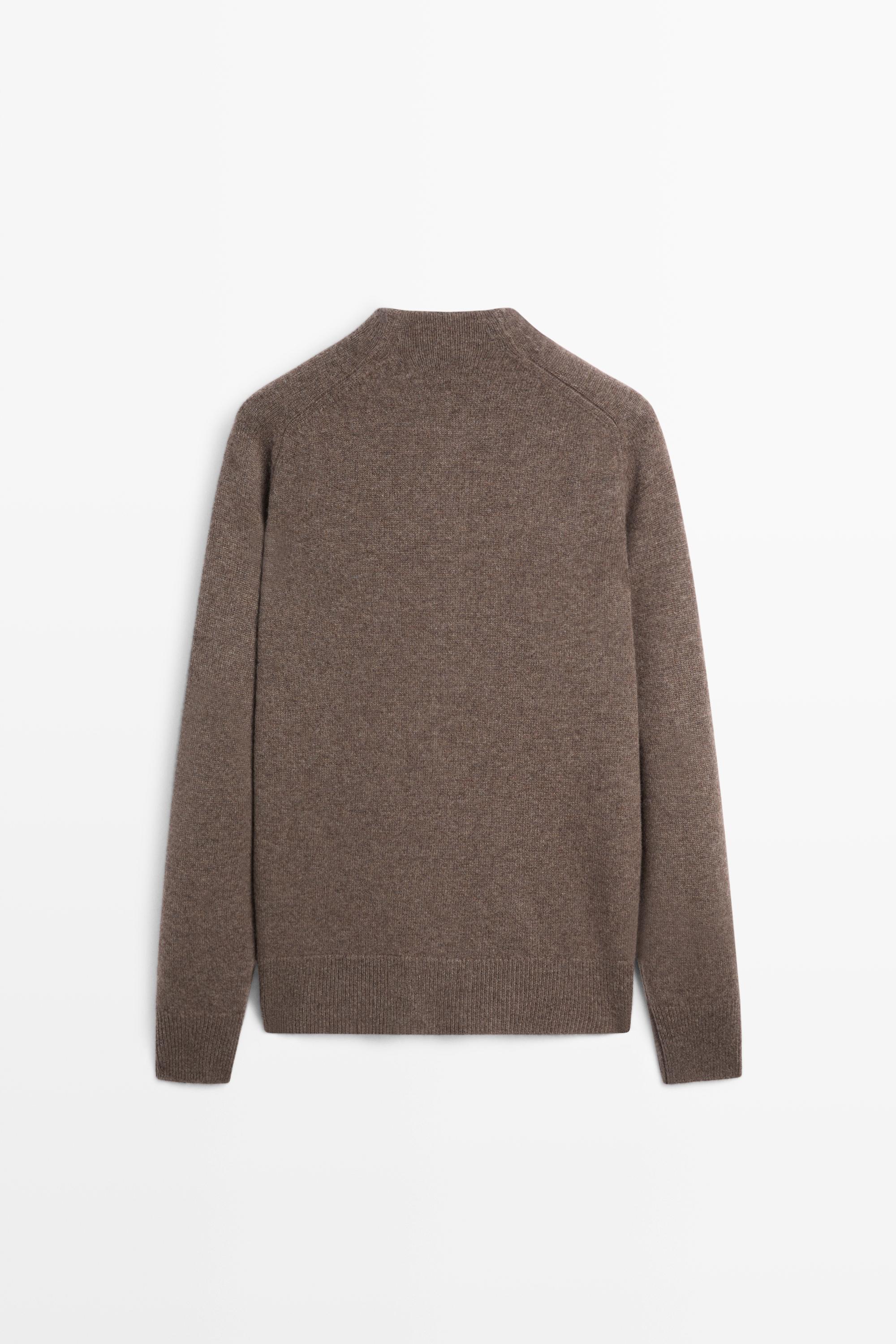 Cárdigan bomber punto 100% cashmere