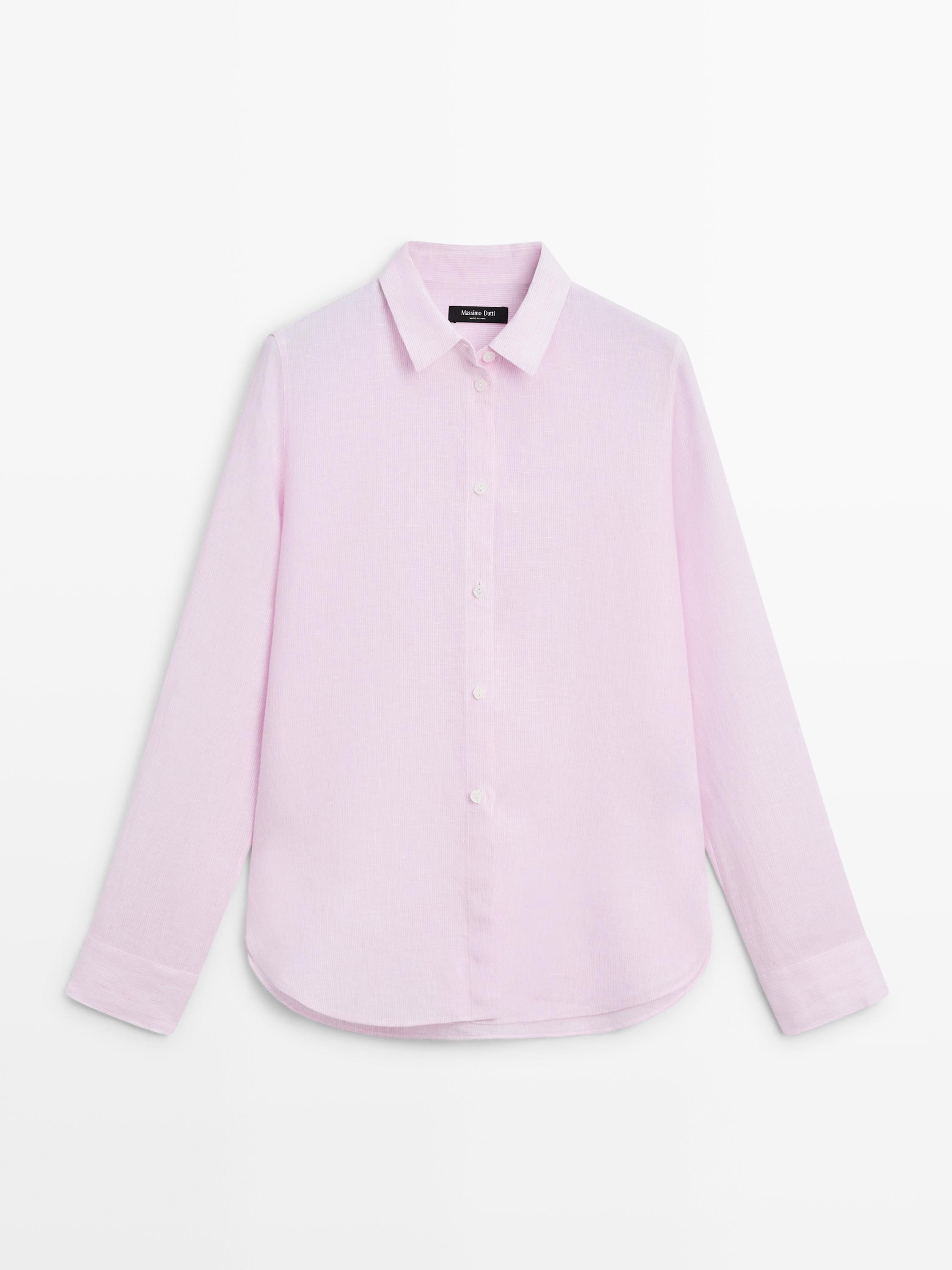 Chemisier fluide milleraies 100&nbsp;% lin