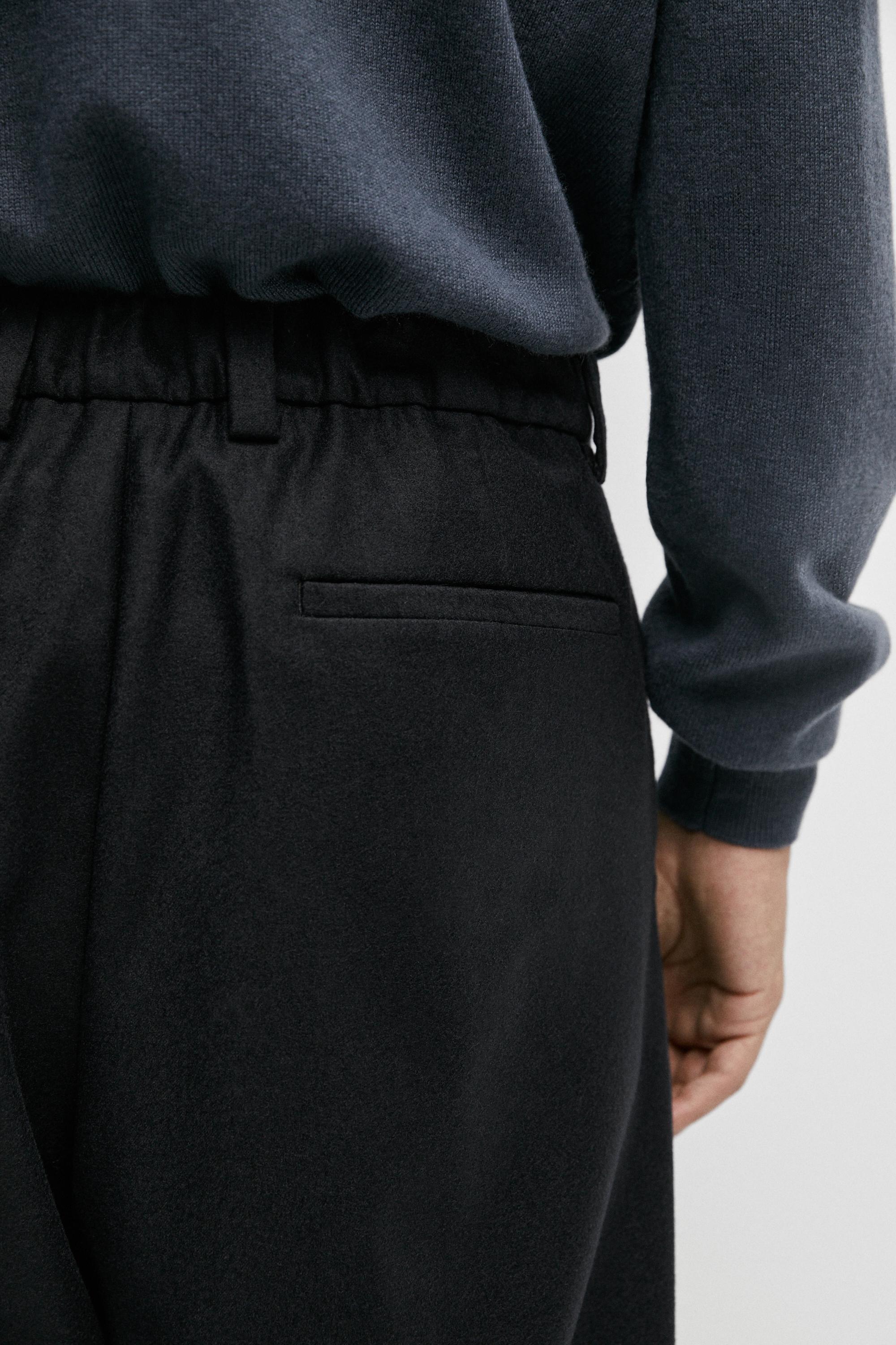 100% wool total look pants — DEEP BLUE