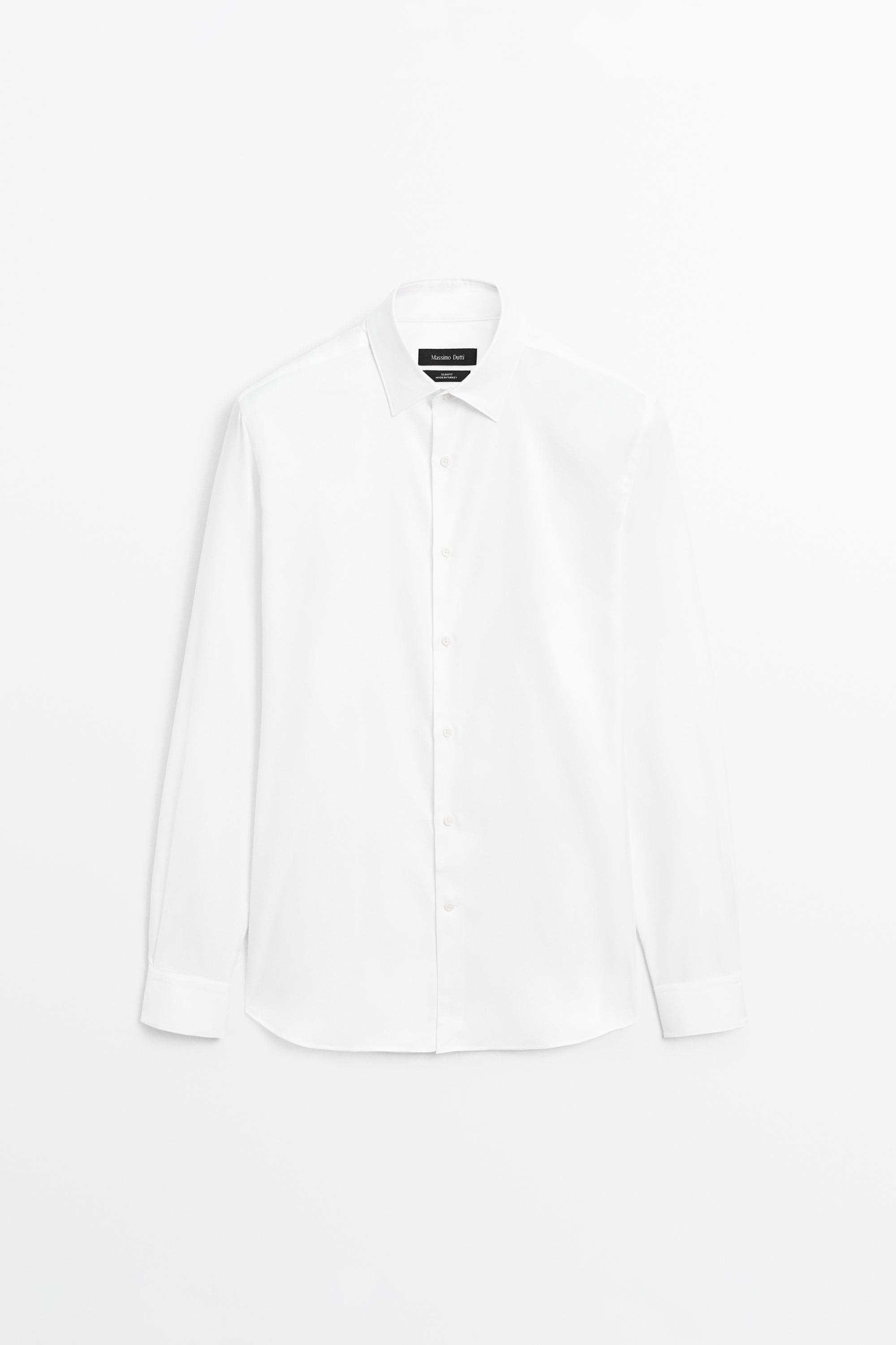 Camicia oxford slim fit 100% cotone