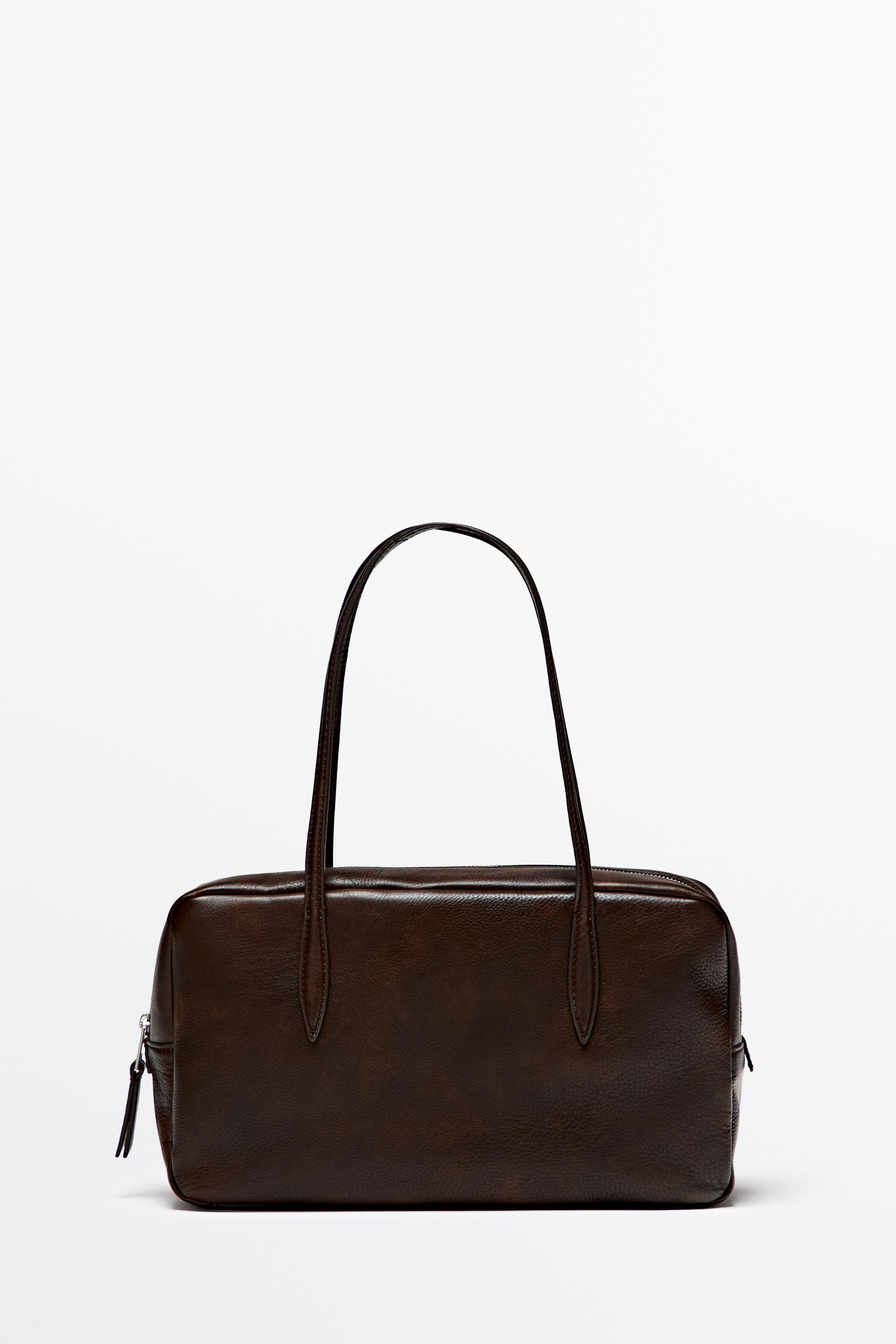 Mini nappa leather duffle bag