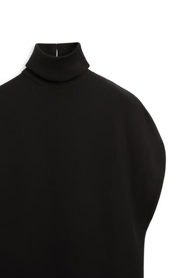Flowing high neck dress - LIMITED EDITION — BLACK 9
