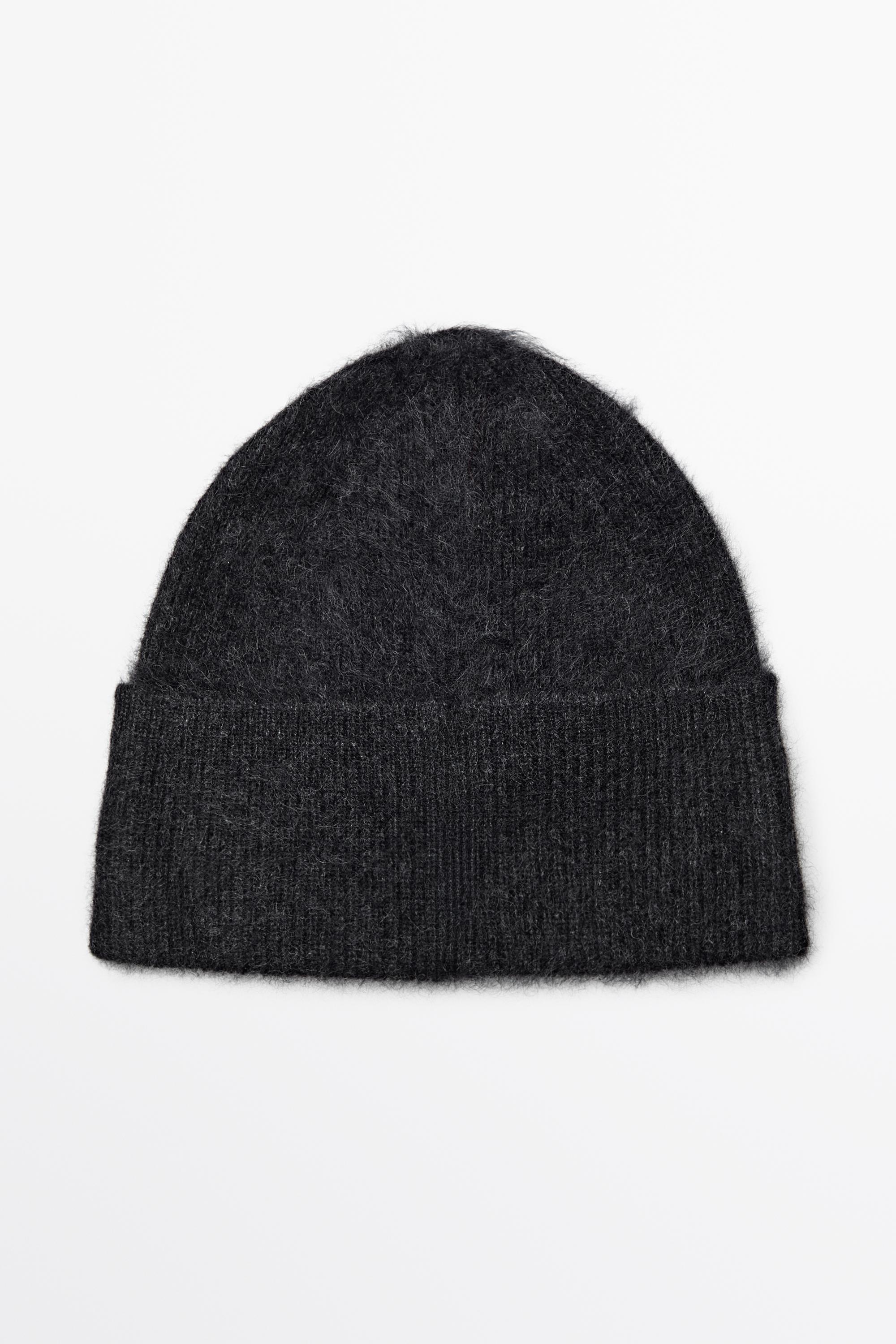 100% cashmere knit beanie