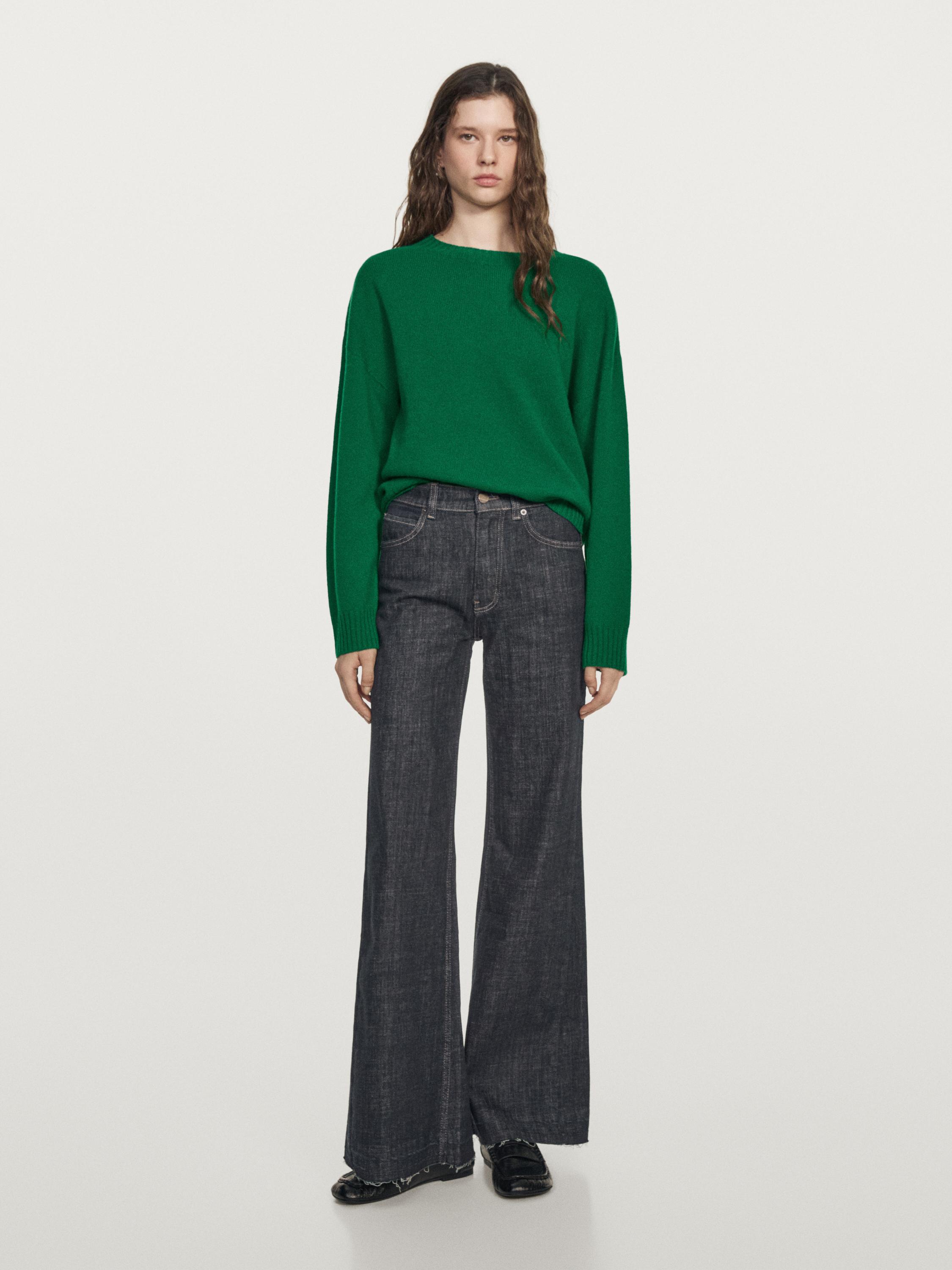 Jean flare taille haute