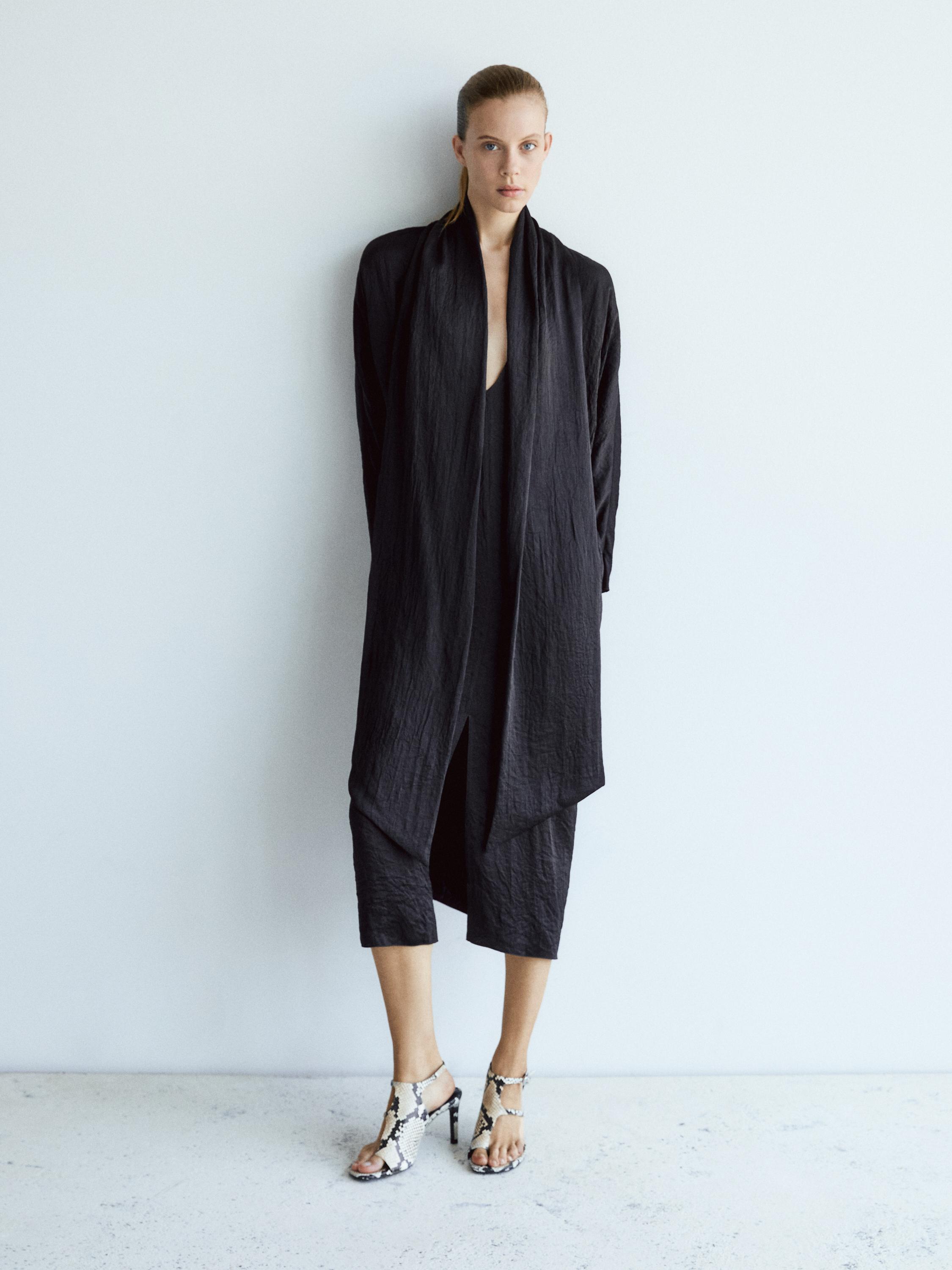 Sandales talon imprimé asymétrique