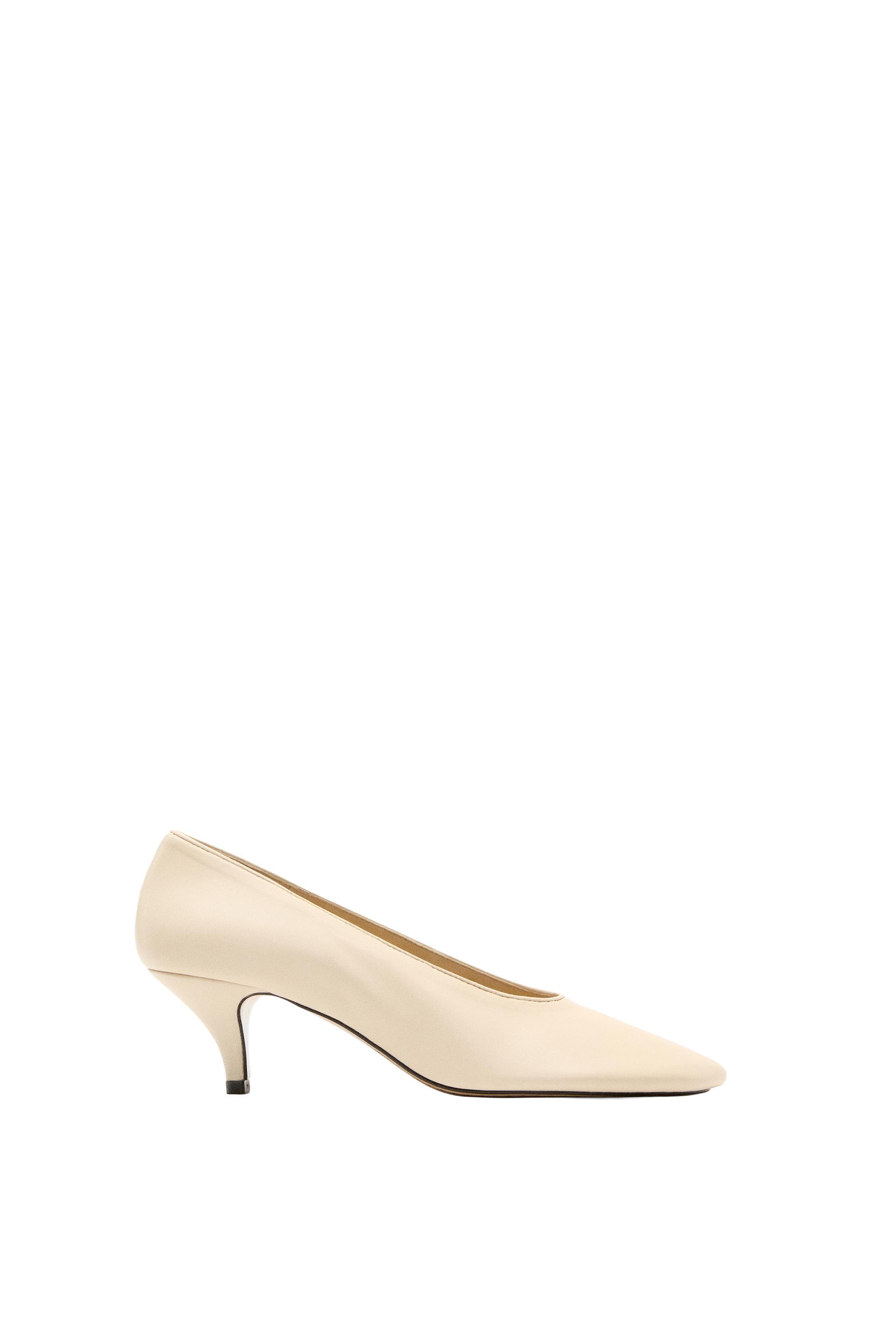 Chaussure À Talon Souple - Édition Limitée - Vanille - 36 - Massimo Dutti - Femme
