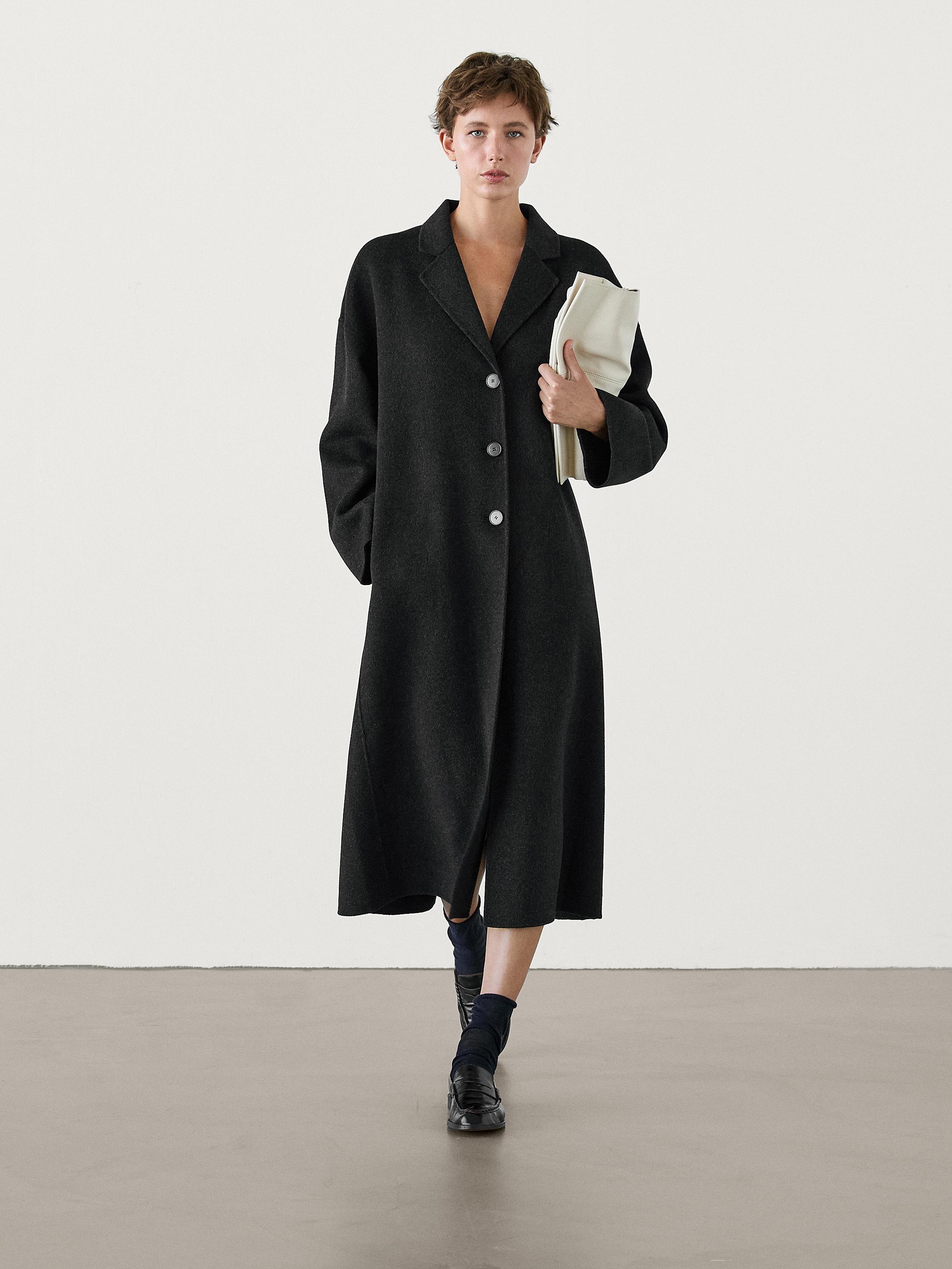 Women s long coats Massimo Dutti