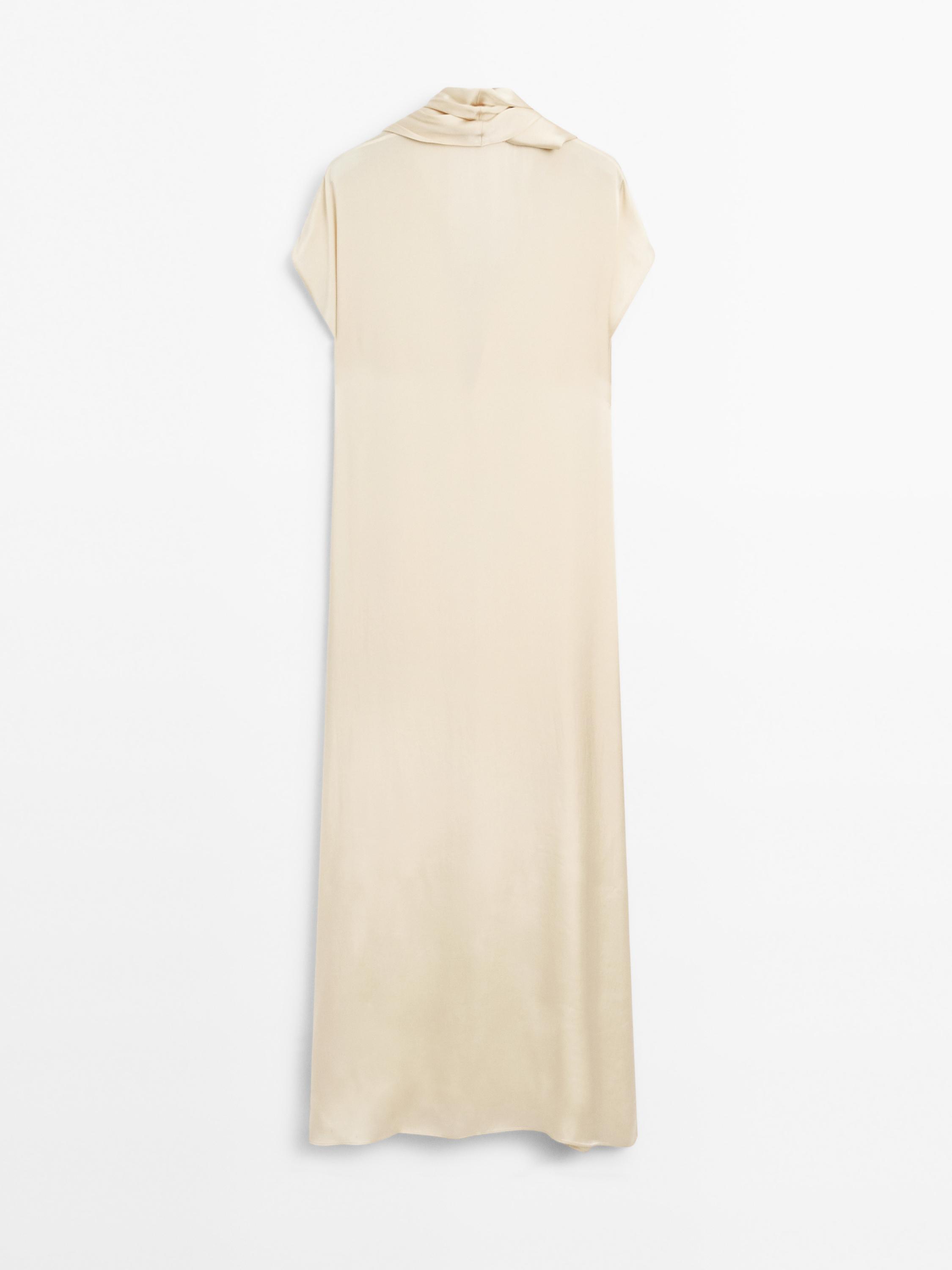 Long flowing dress with scarf detail - Limited Edition