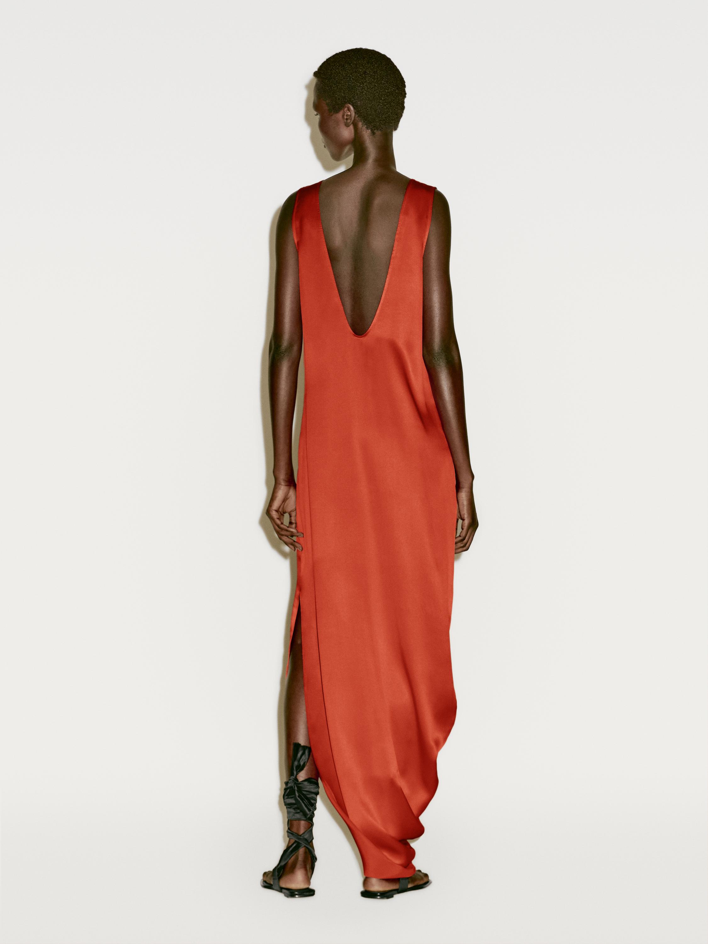 Draped asymmetric silk dress - Limited Edition