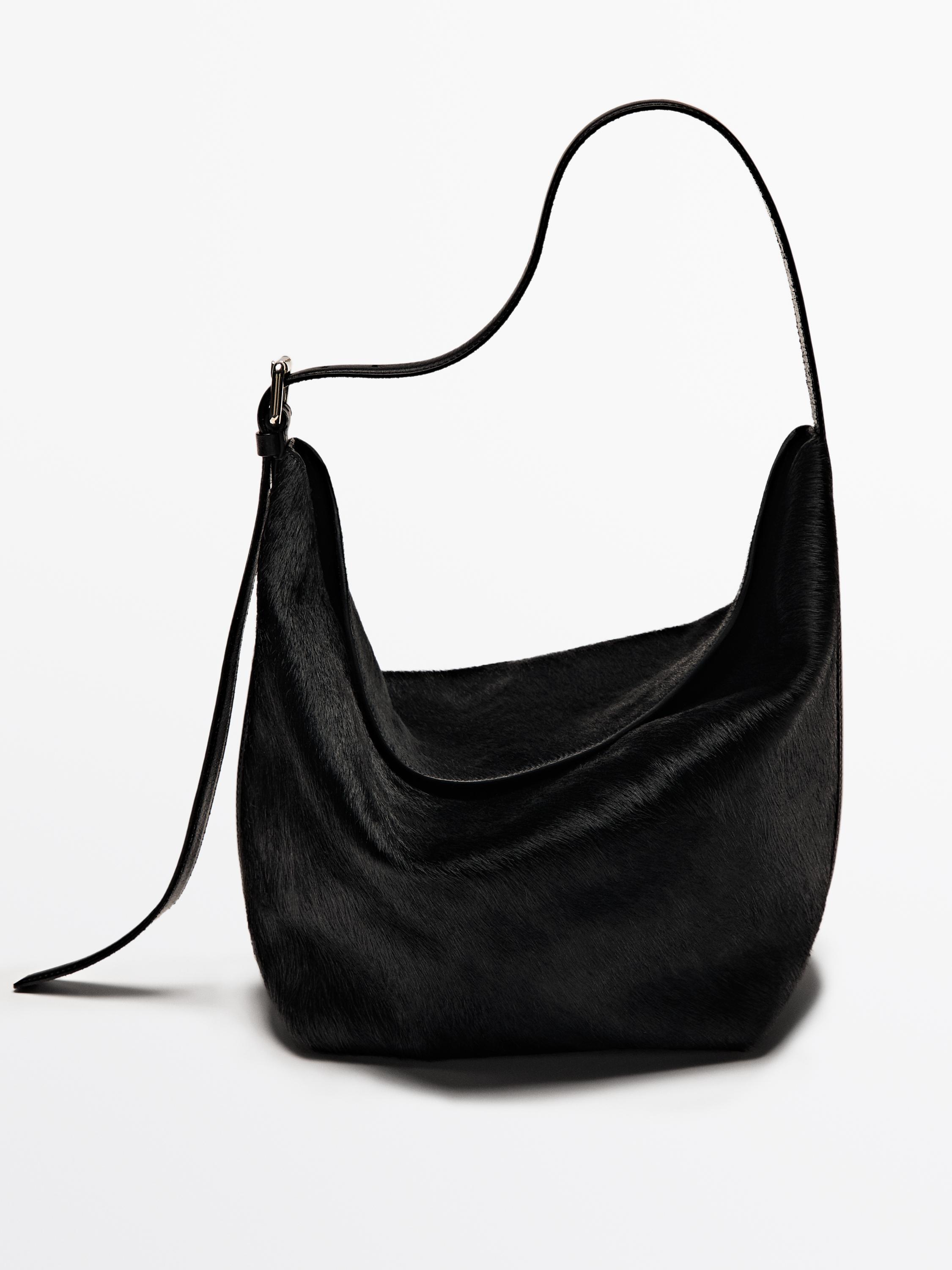Adjustable Leather Bag Black Accessories Massimo Dutti adjustable-leather-bag-black-accessories-massimo-dutti