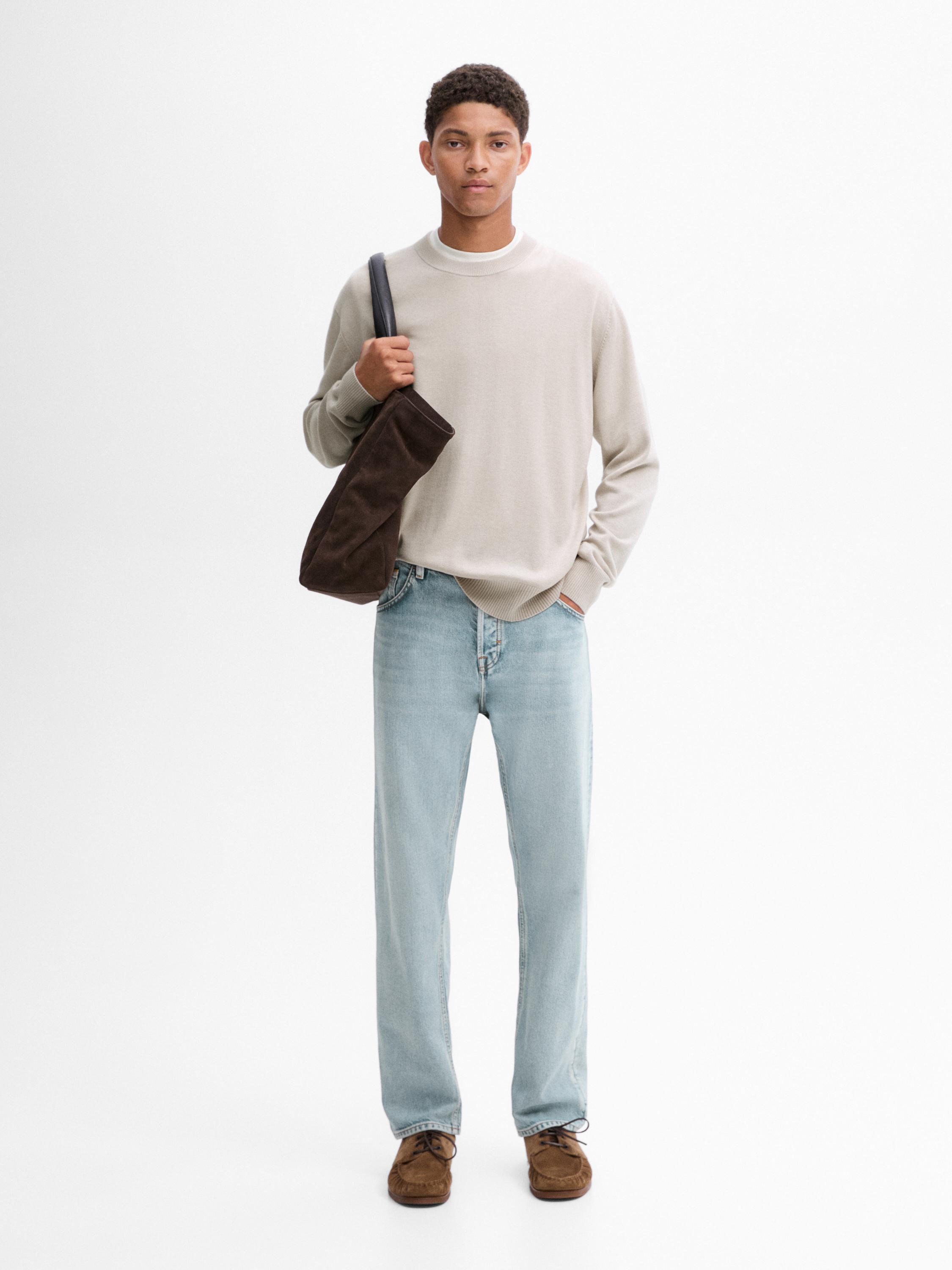 Sweatshirt Sudadera Massimo Dutti Cuello Redondo Sudaderas Hombre