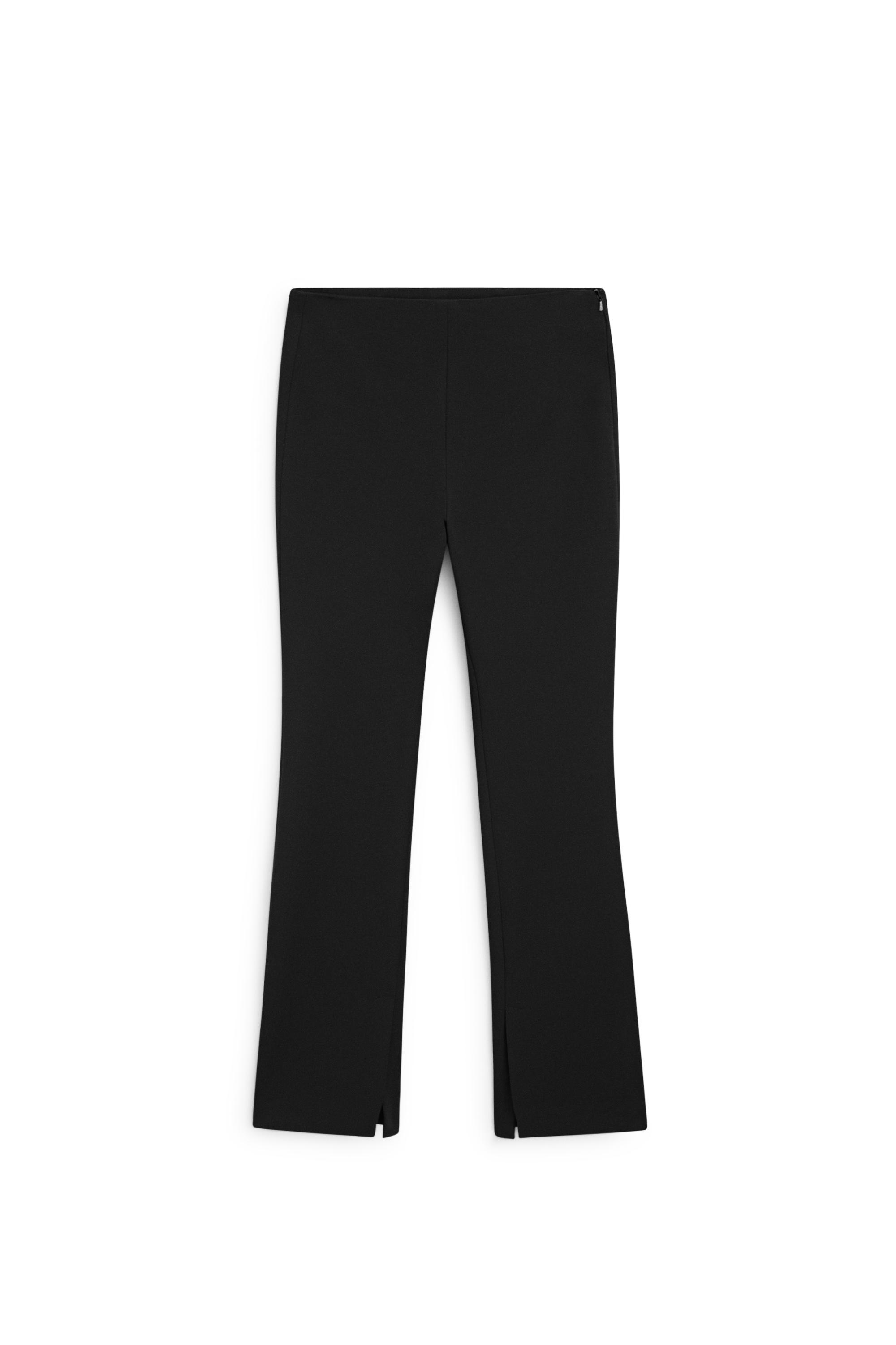 Technical flare fit pants — BLACK