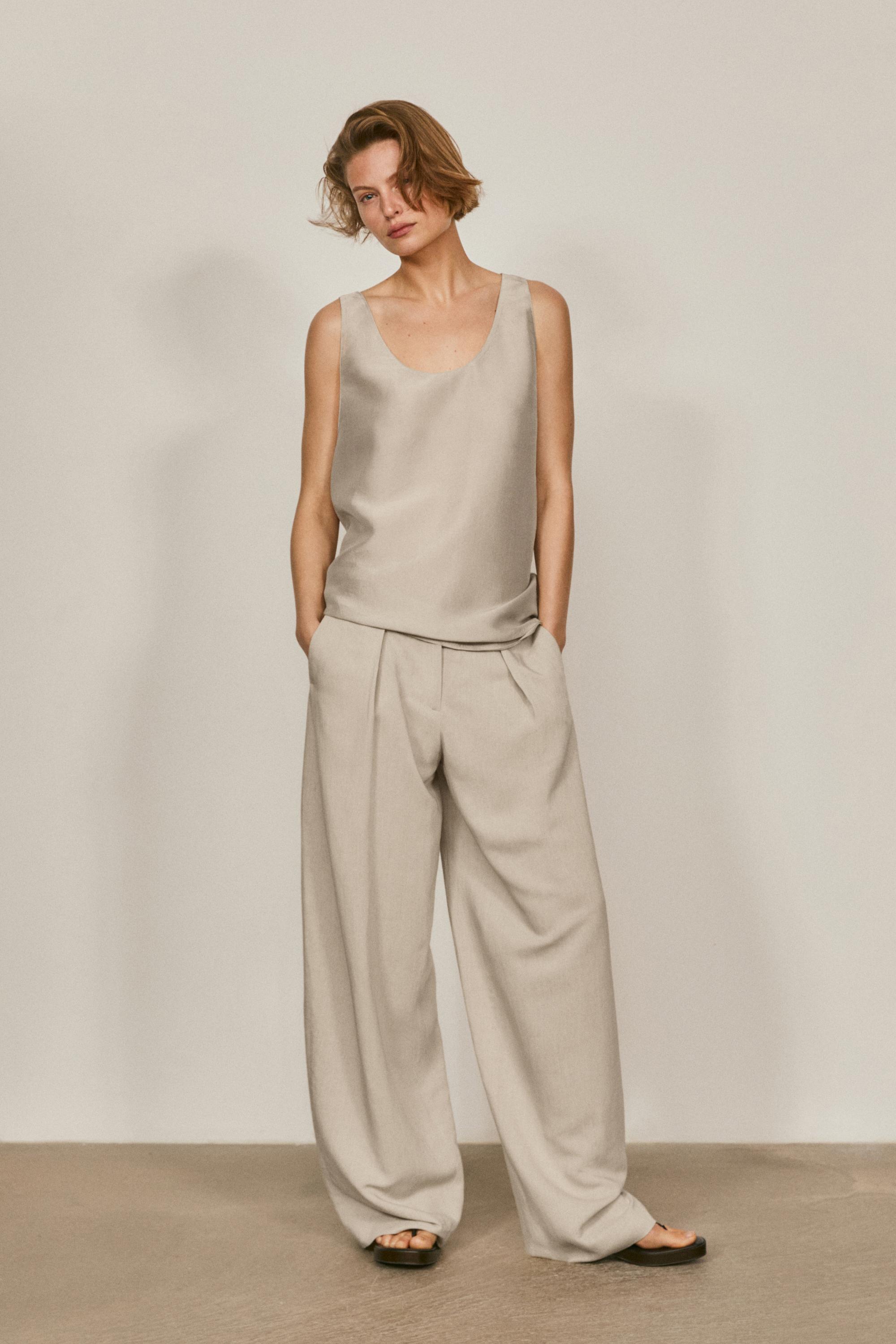 100% silk wide strap top - LIMITED EDITION