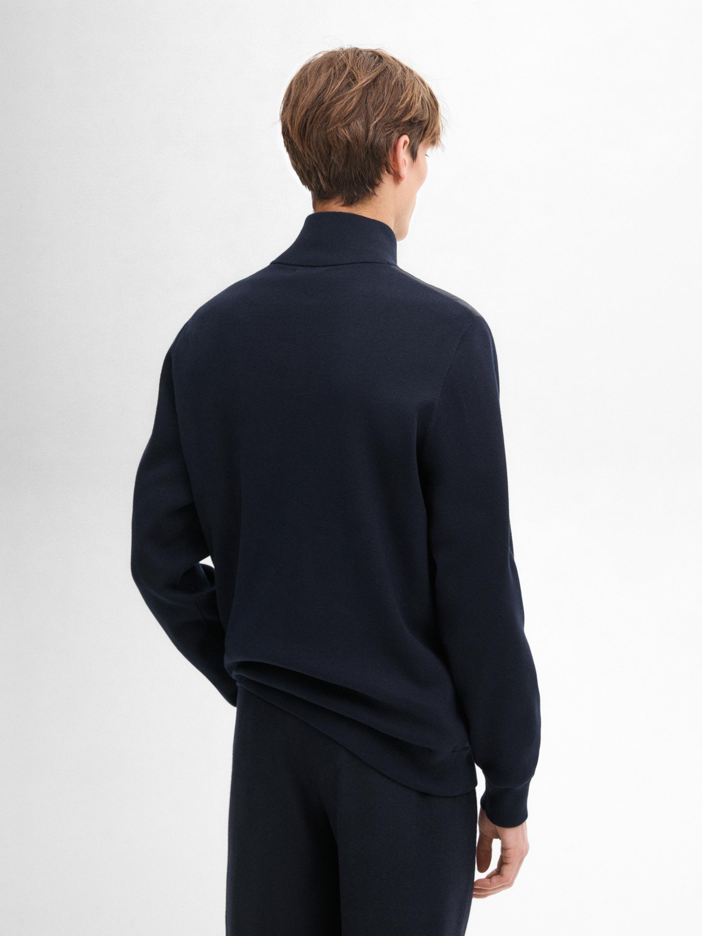 Cotton blend puffer jacket