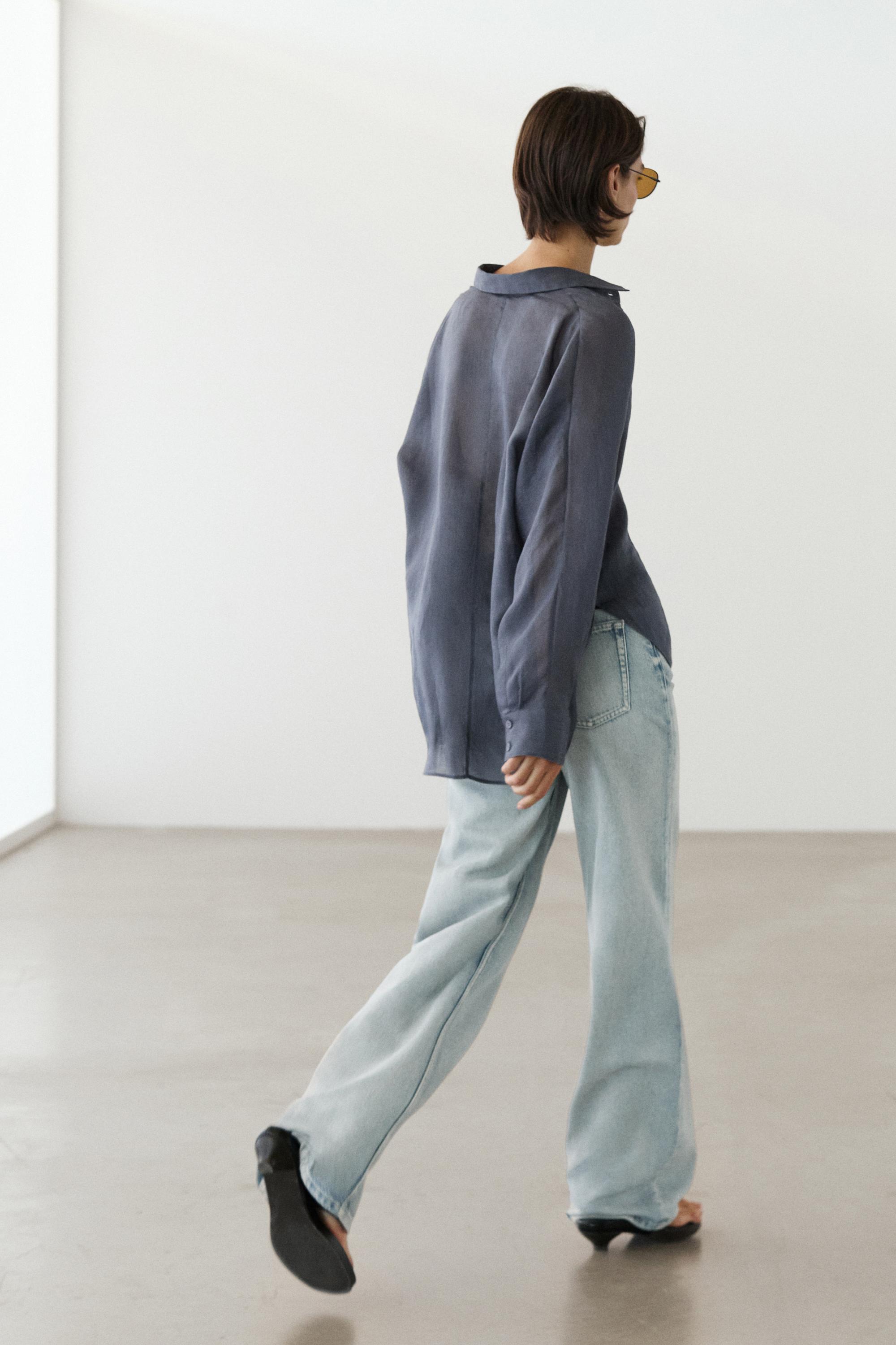 Wide-leg jeans — Light Blue