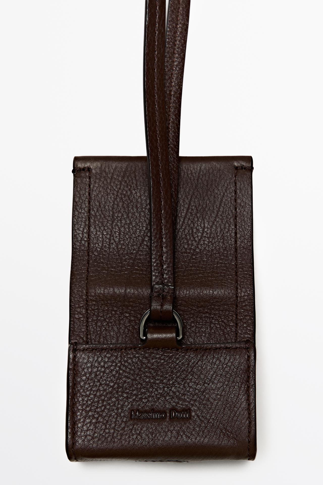 Nappa leather AirPods case — BROWN