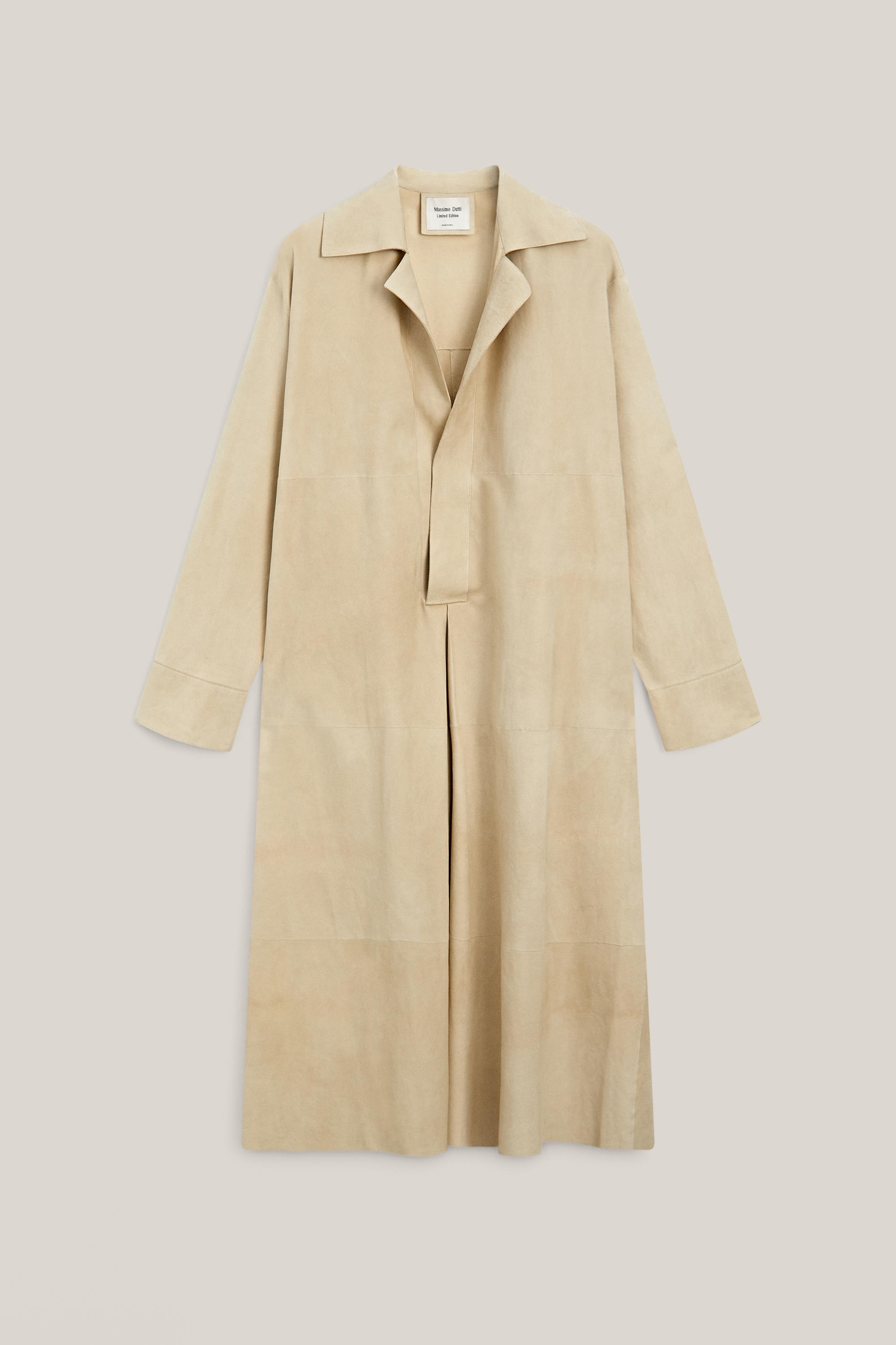 Suede leather tunic - LIMITED EDITION — Beige