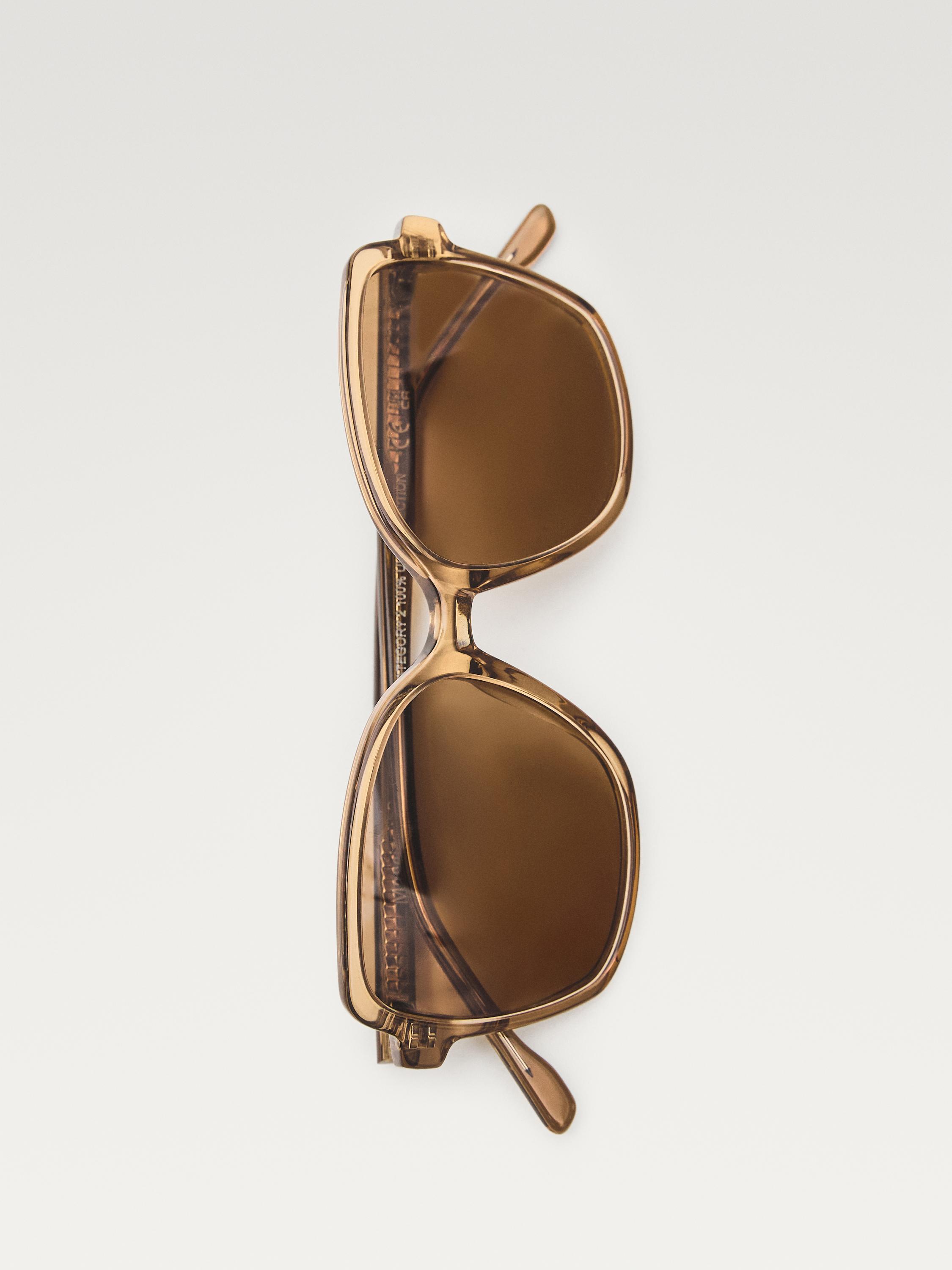 Square sunglasses — Caramel