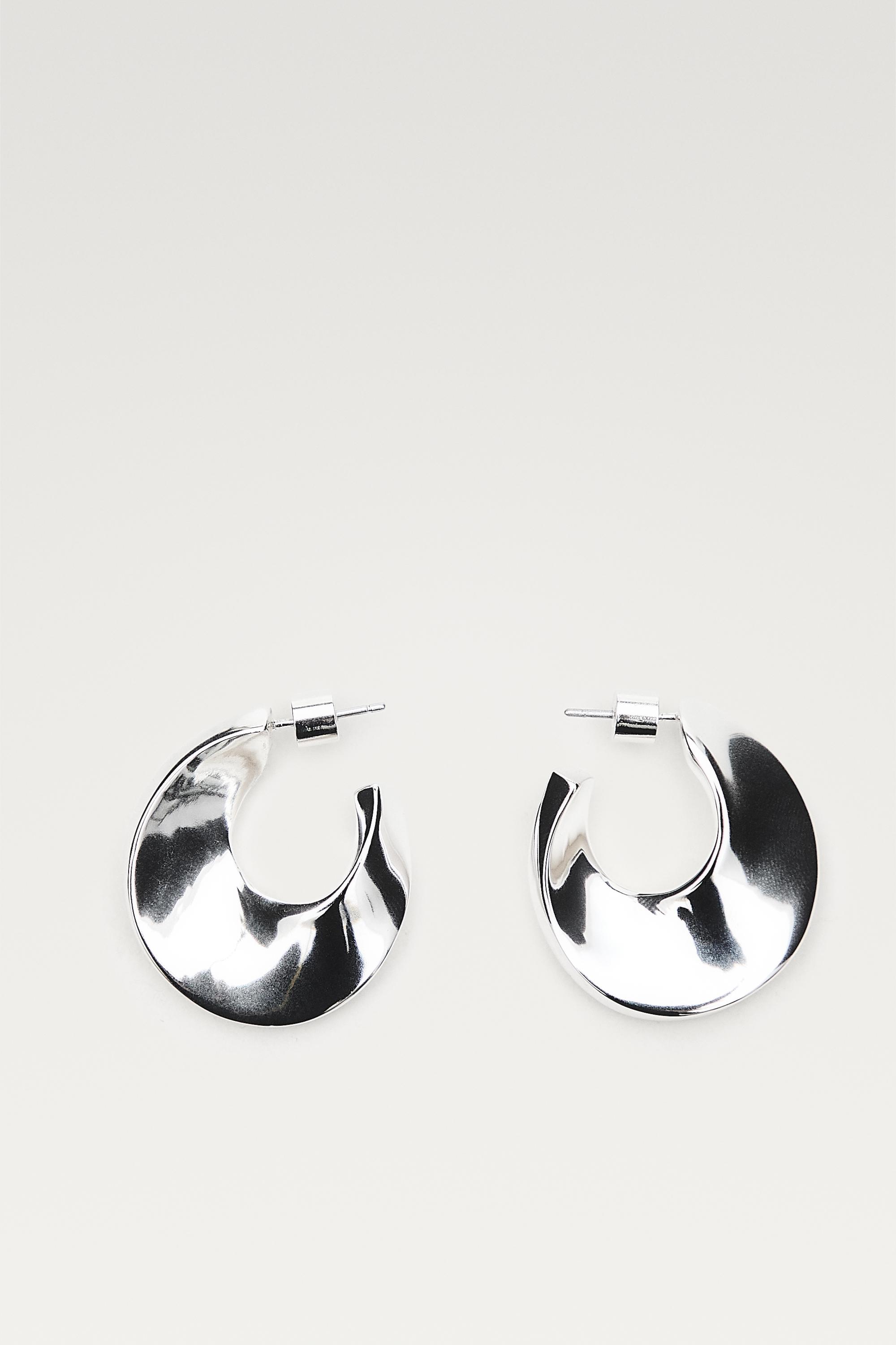 Hoop earrings — SILVER