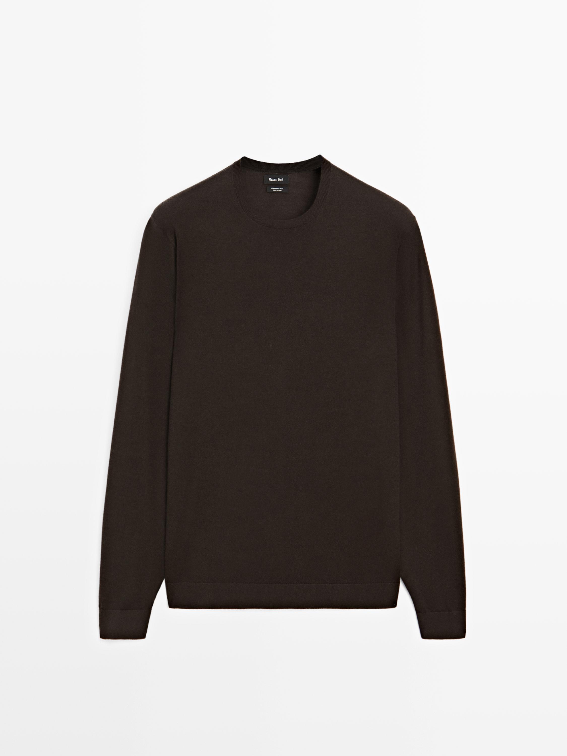 Pull en maille 100 % laine mérinos