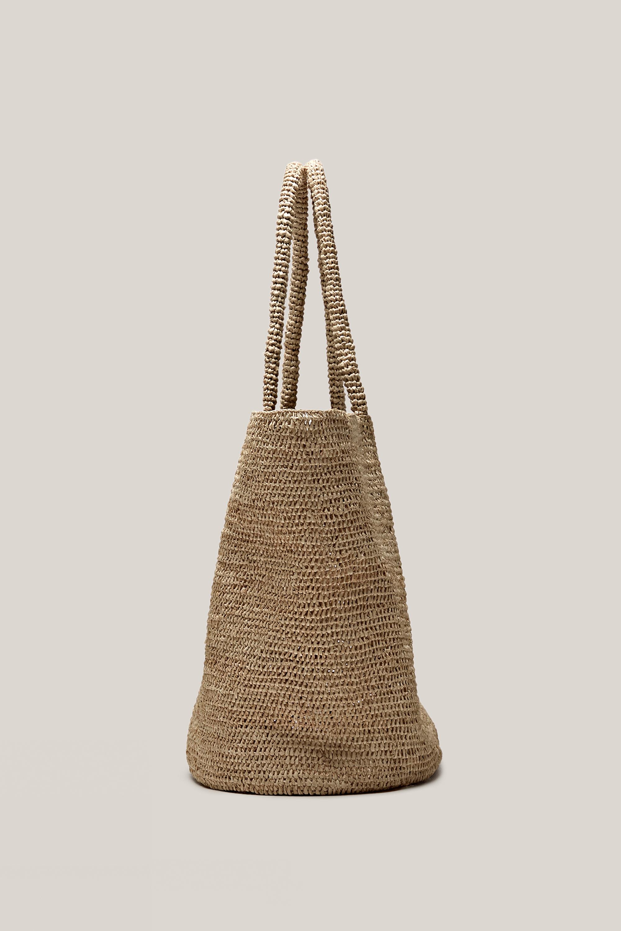 Maxi tote bag 100% raphia - ÉDITION LIMITÉE