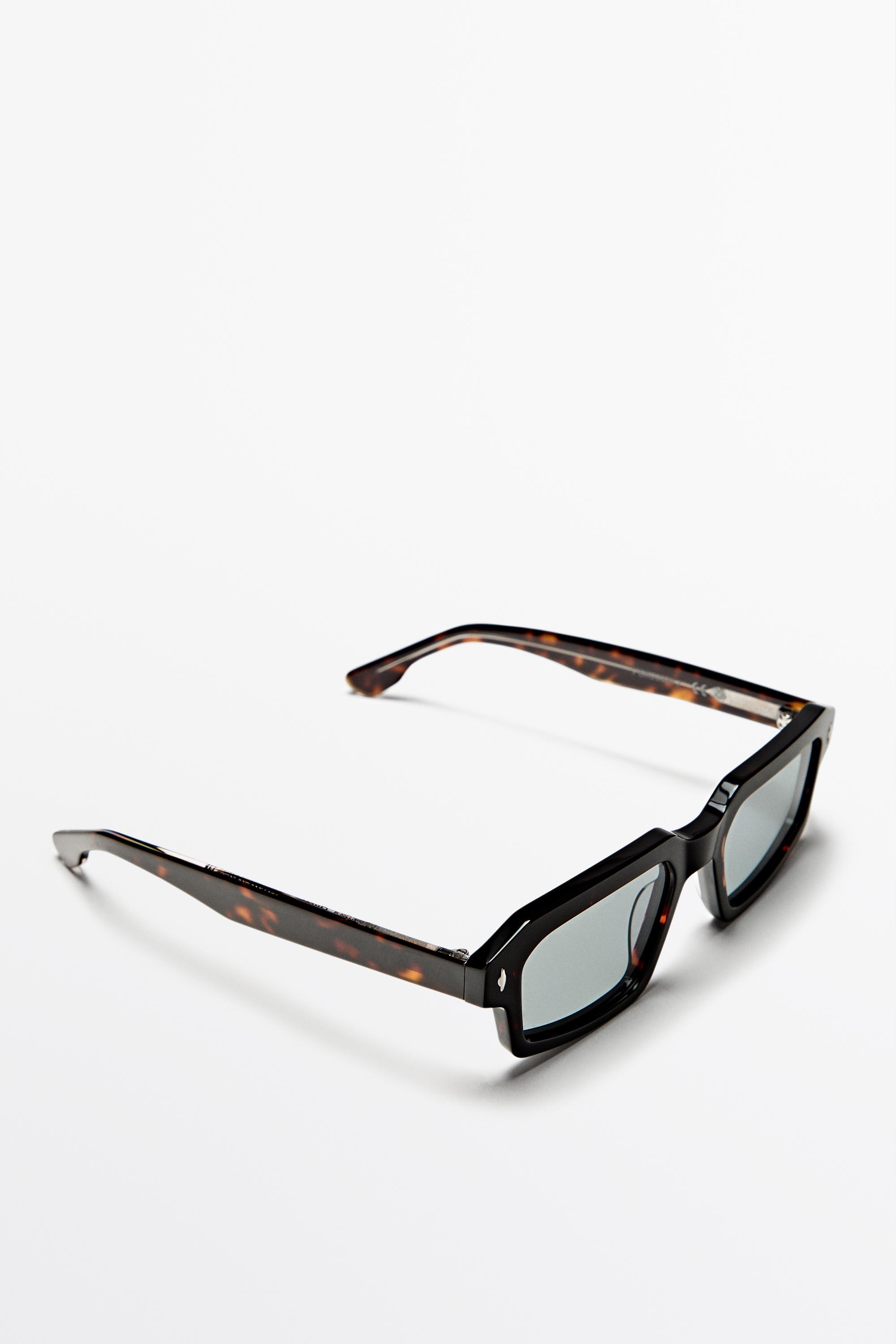 Rectangular sunglasses — BROWN