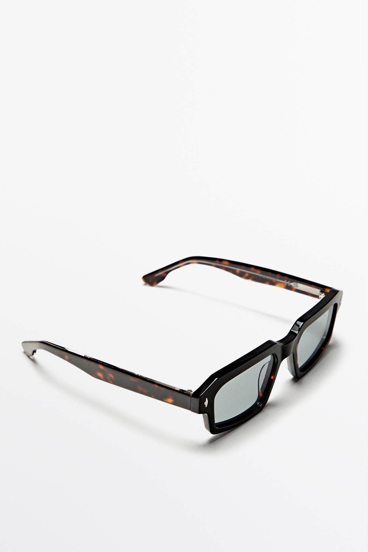 Rectangular sunglasses — BROWN