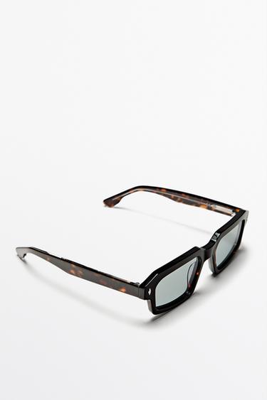 Rectangular sunglasses — BROWN 2