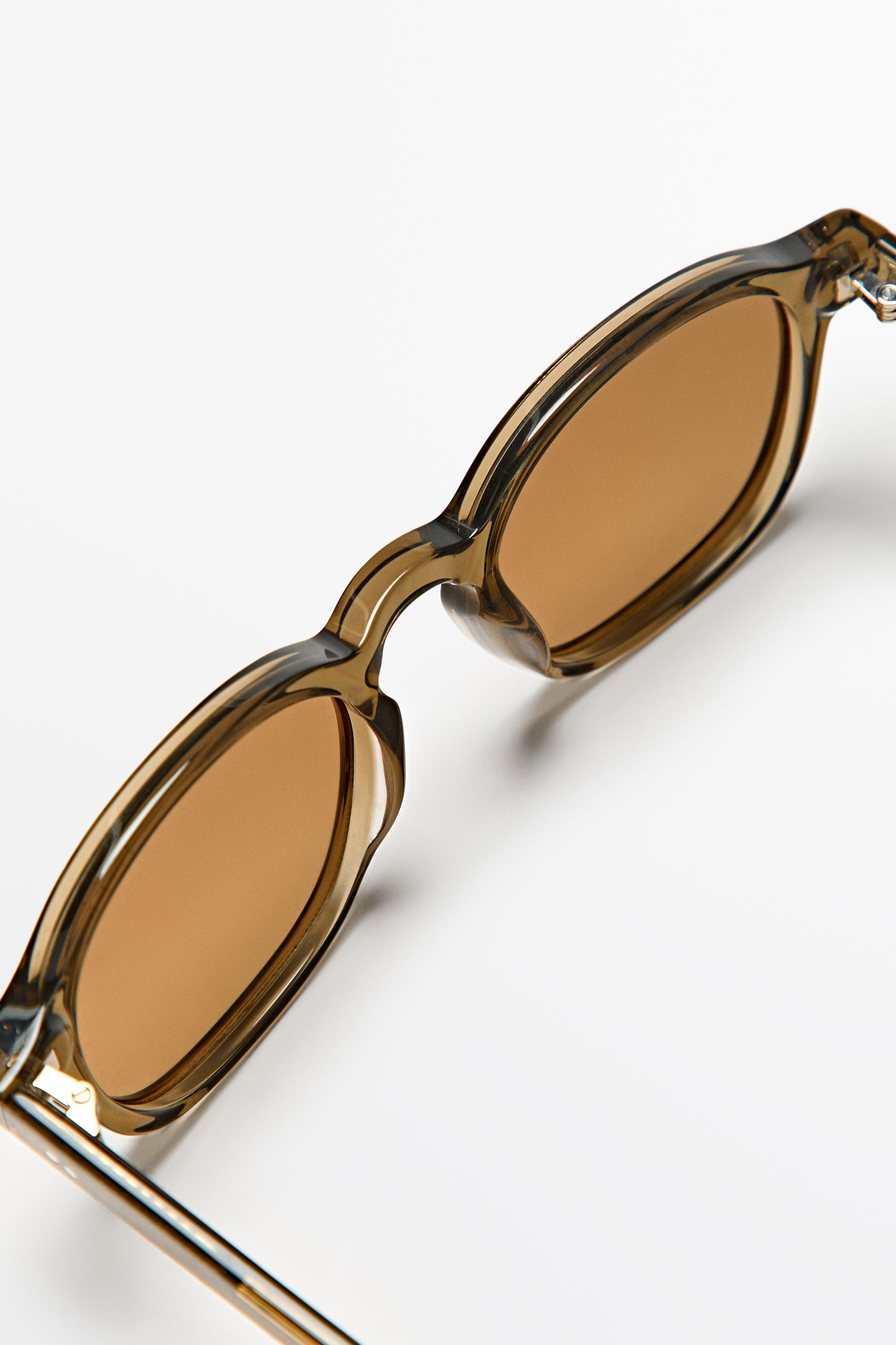 Round sunglasses — MOLE BROWN