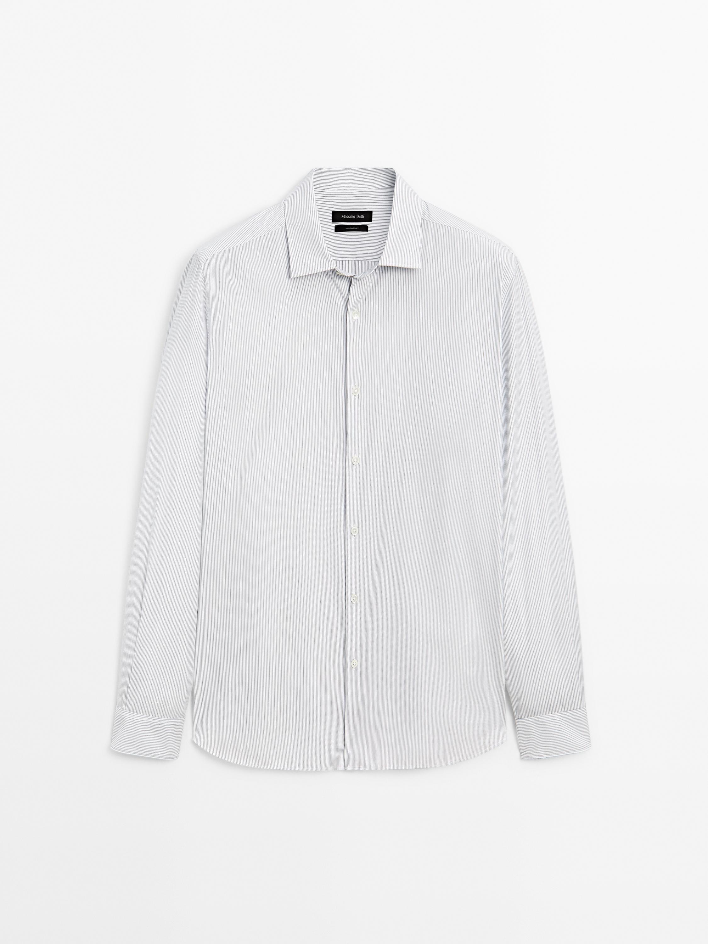 Camisa microraya regular fit