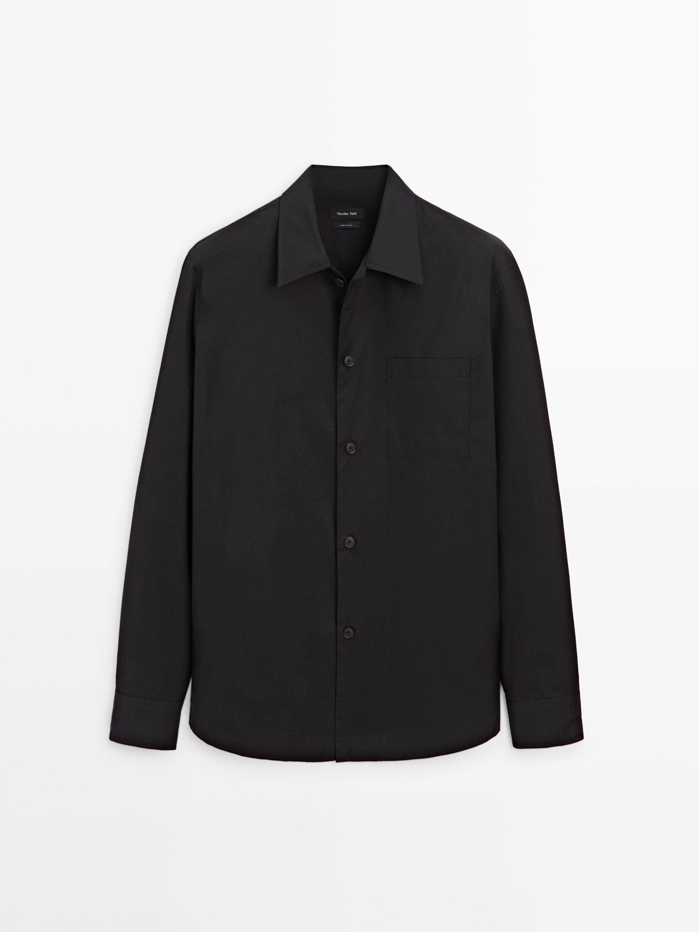 100% cotton overshirt