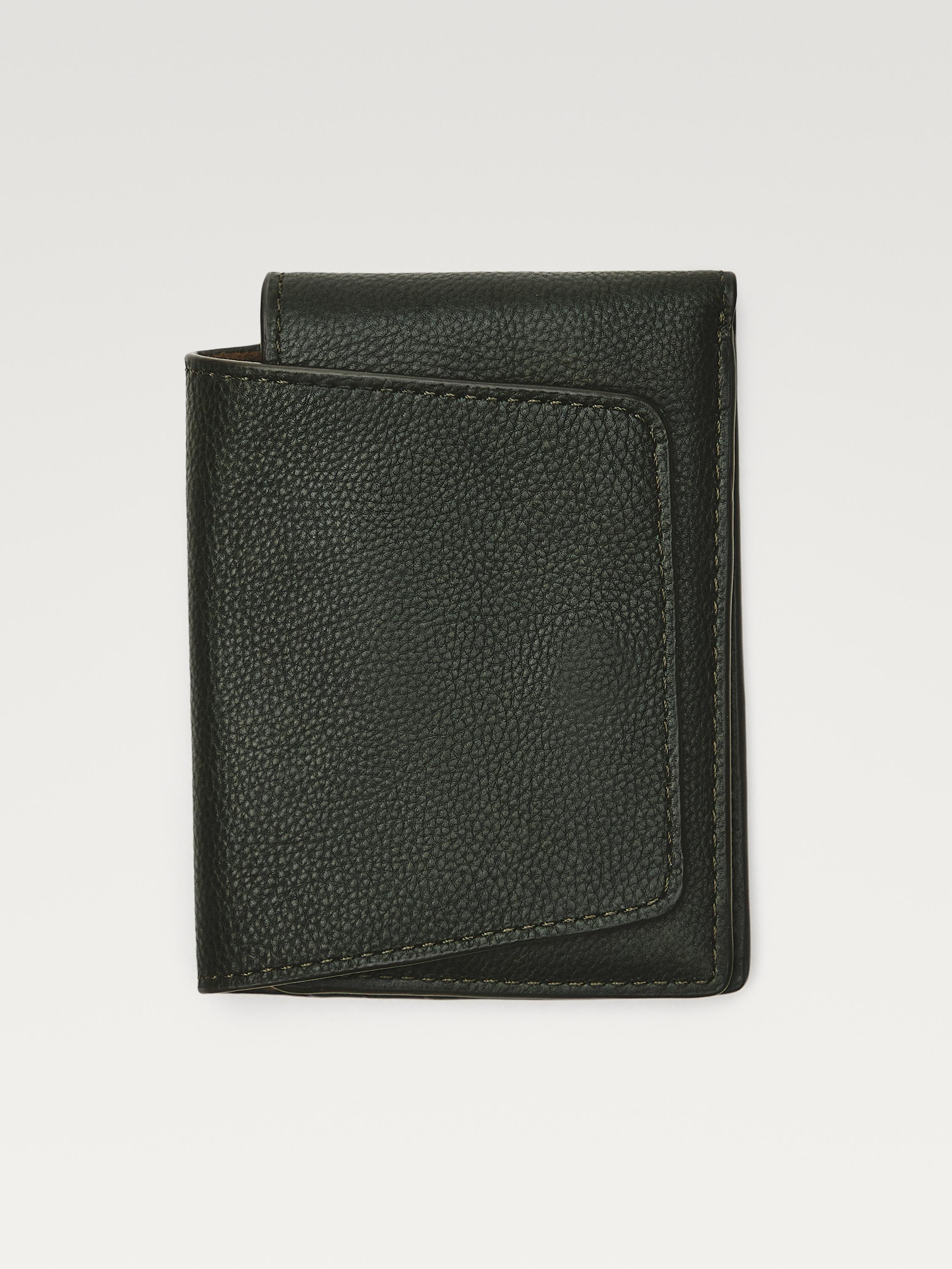 Nappa leather wallet — GREEN