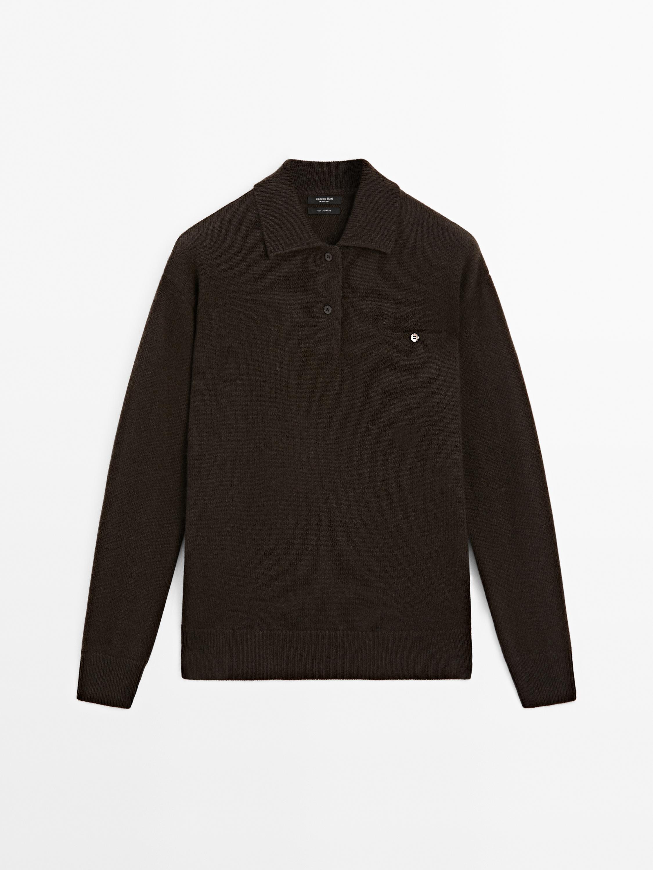 Jersey detalle bolsillo 100% cashmere