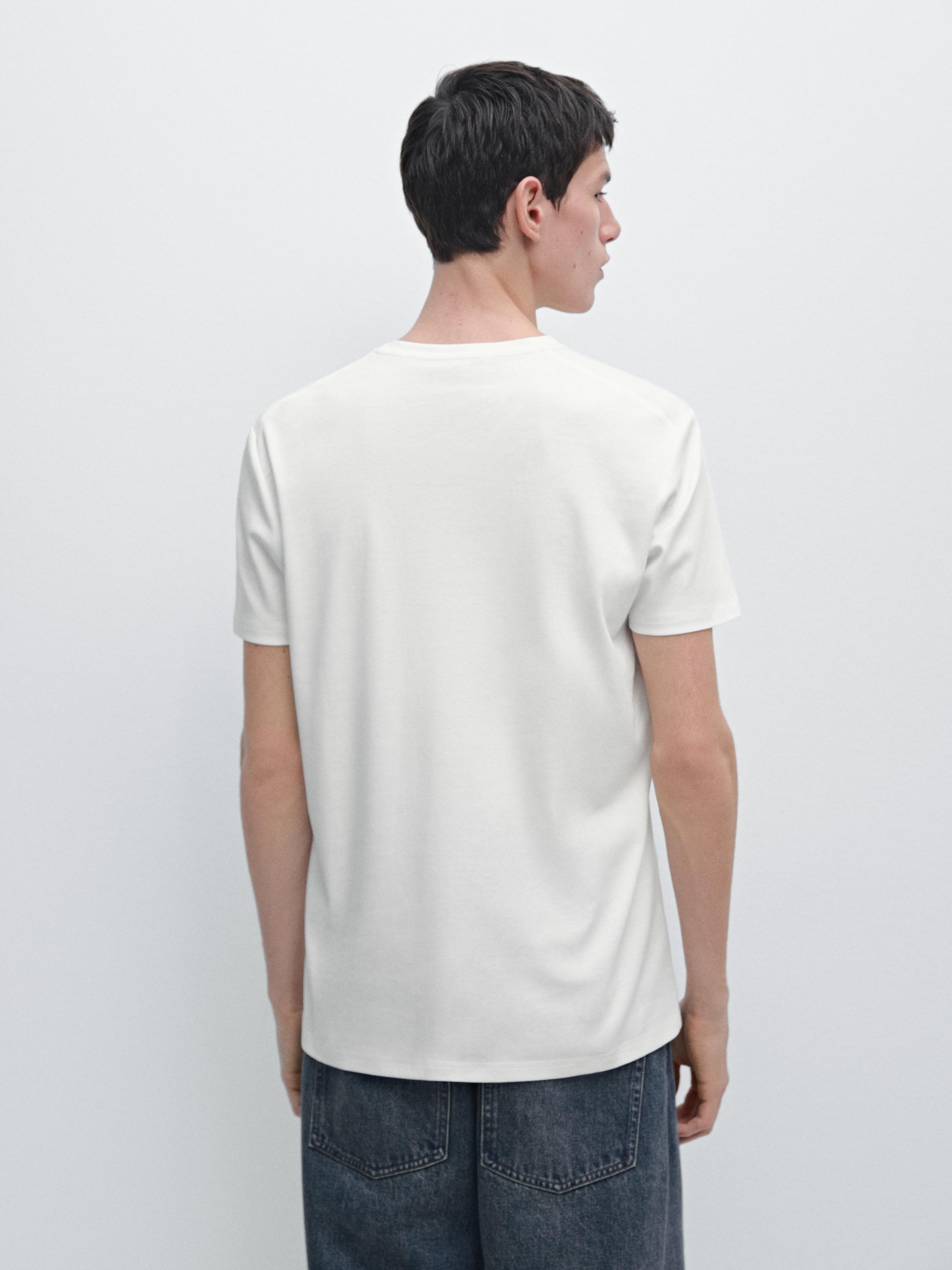 T-shirt 100 % coton mercerisé