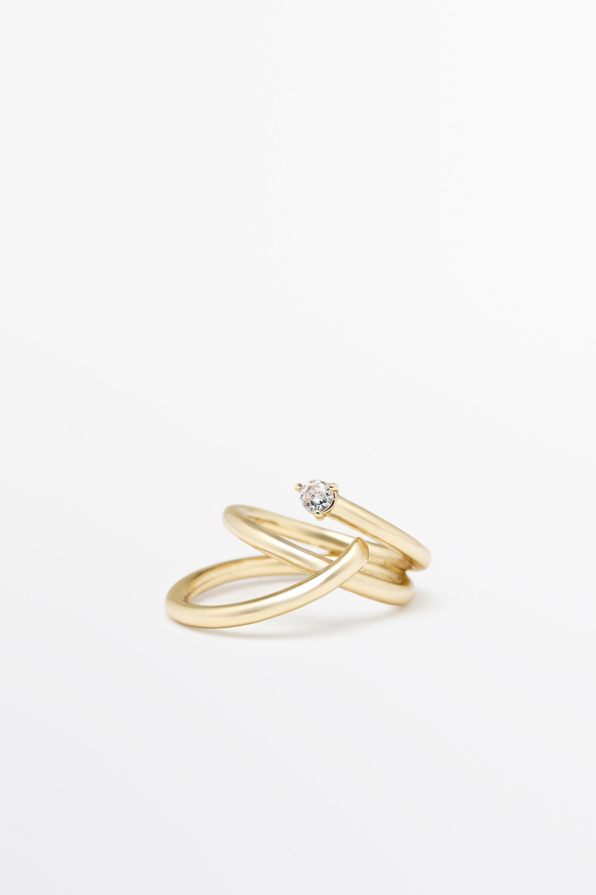 Anillo ancho volumen brillo