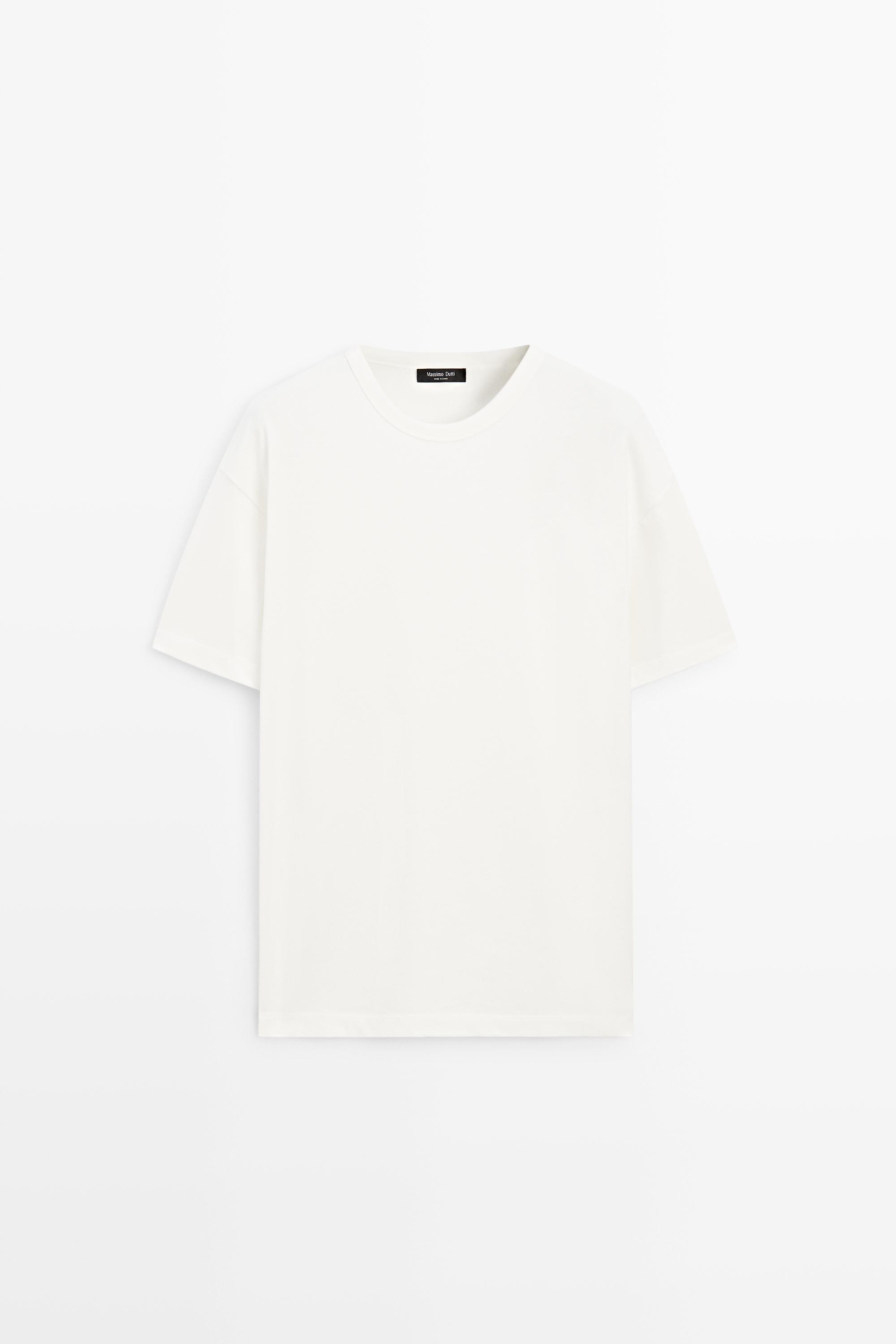 T-shirt boxy manches courtes 100 % coton