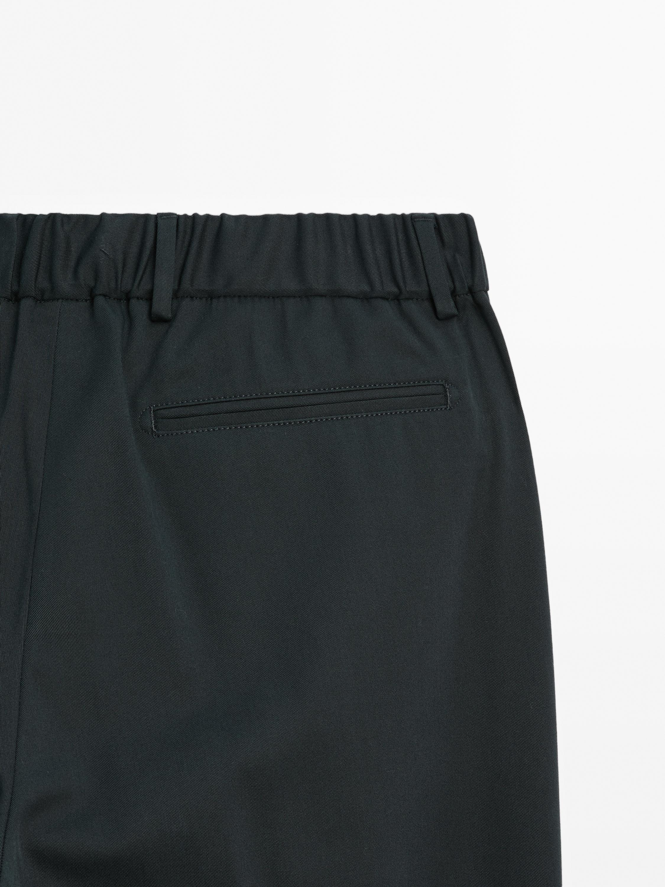 Cotton blend semi joggers