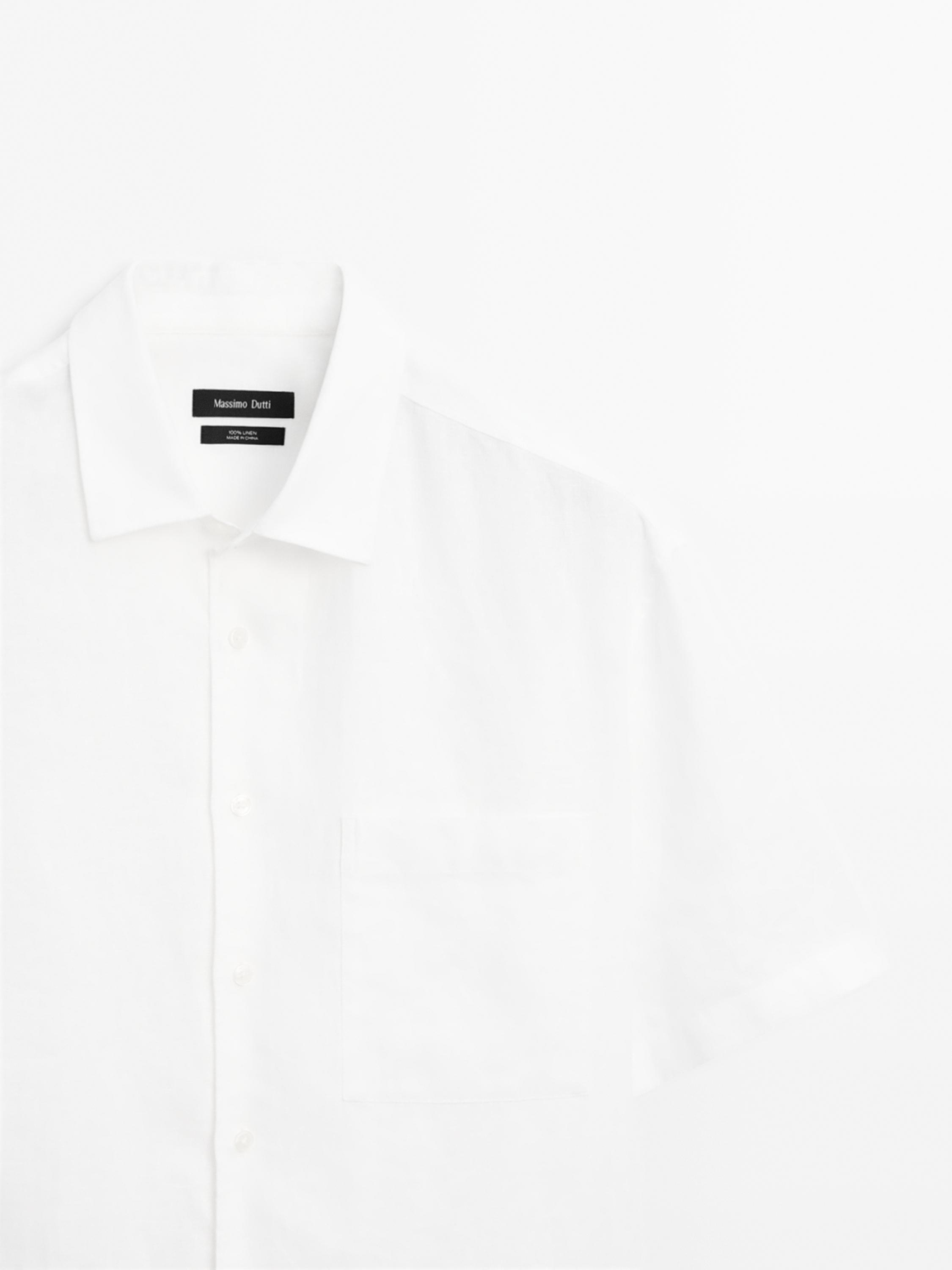 Camisa regular fit manga corta