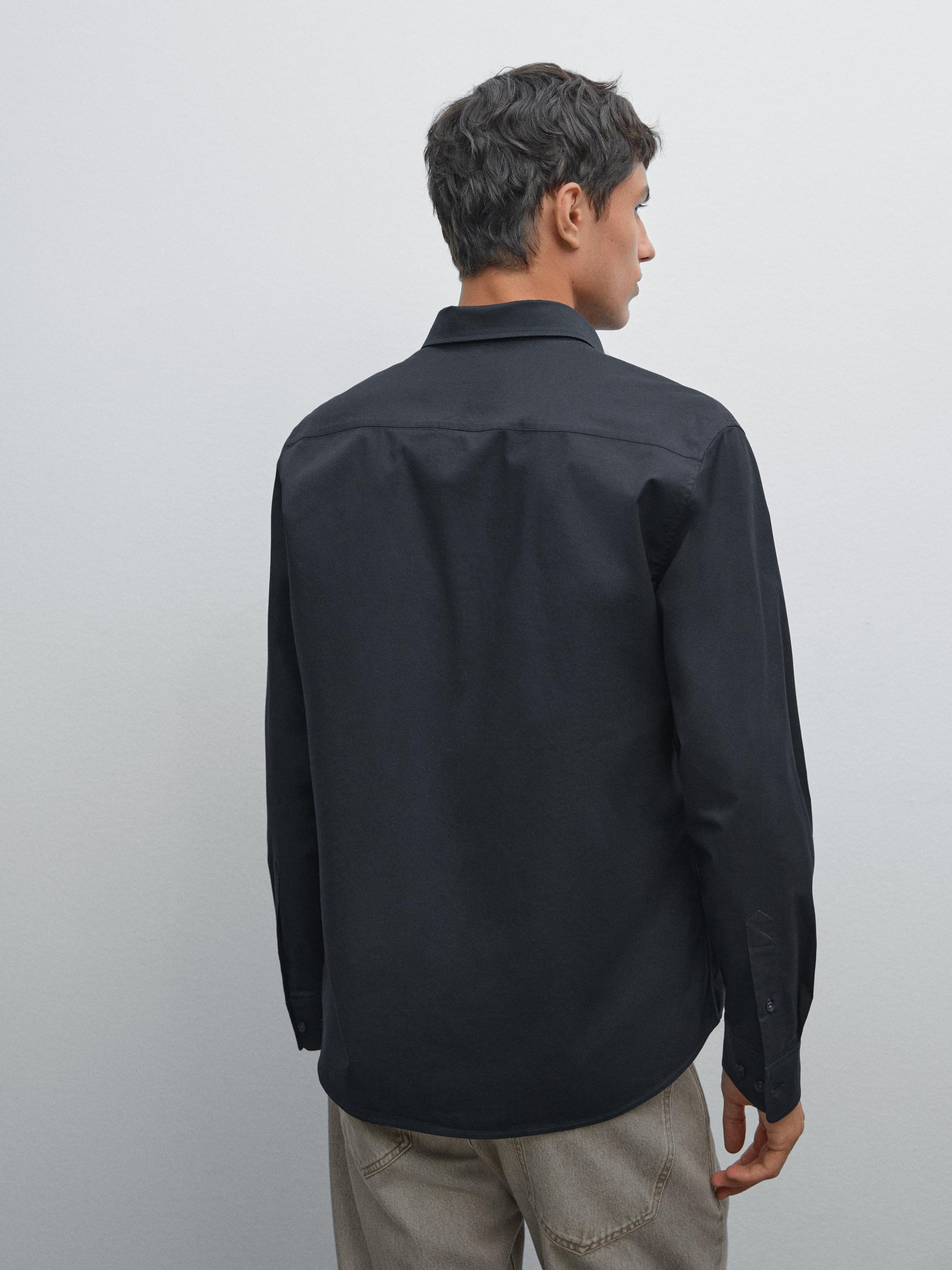 Camisa regular fit strech