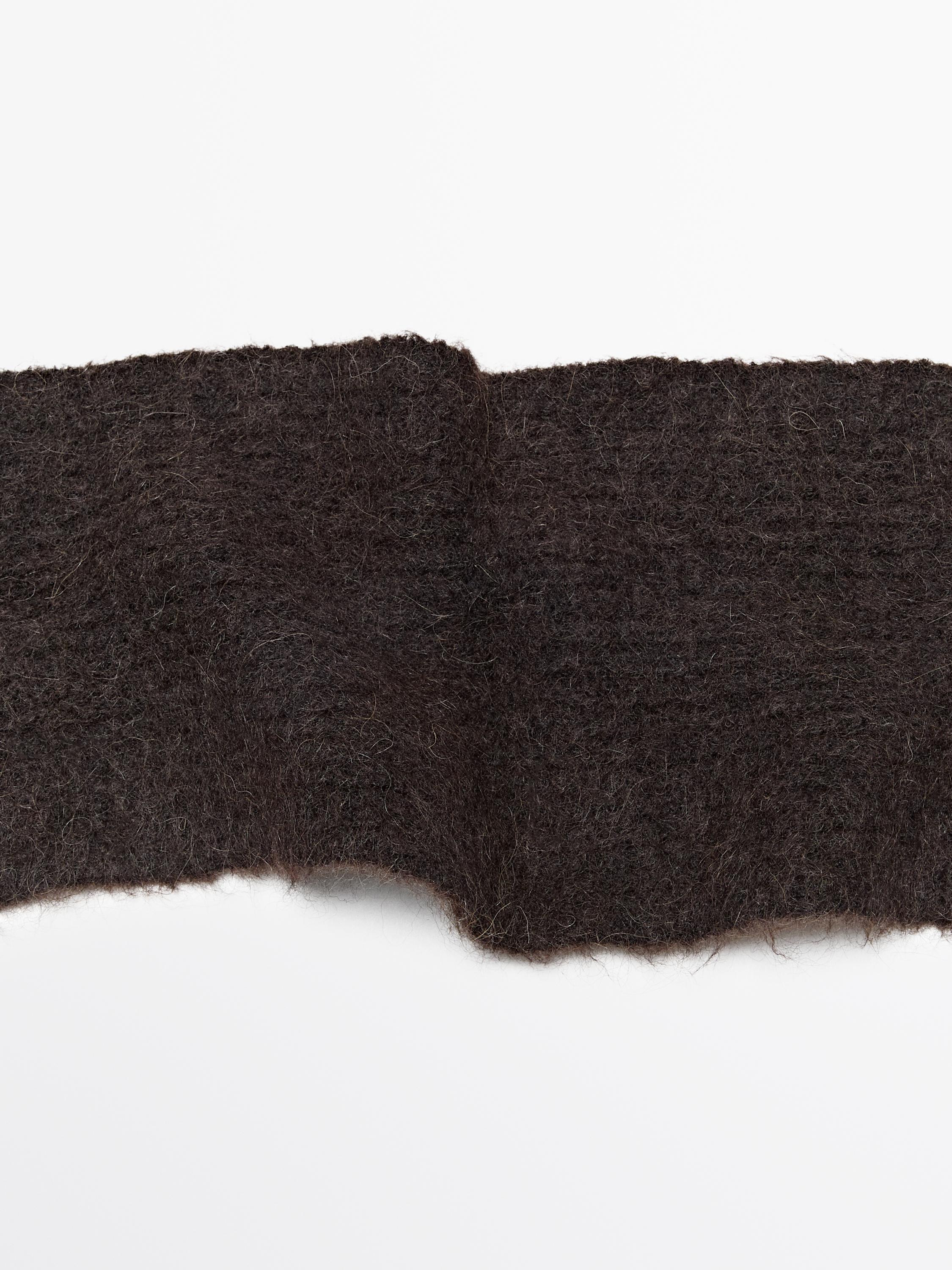 Λεπτό κασκόλ με μαλλί