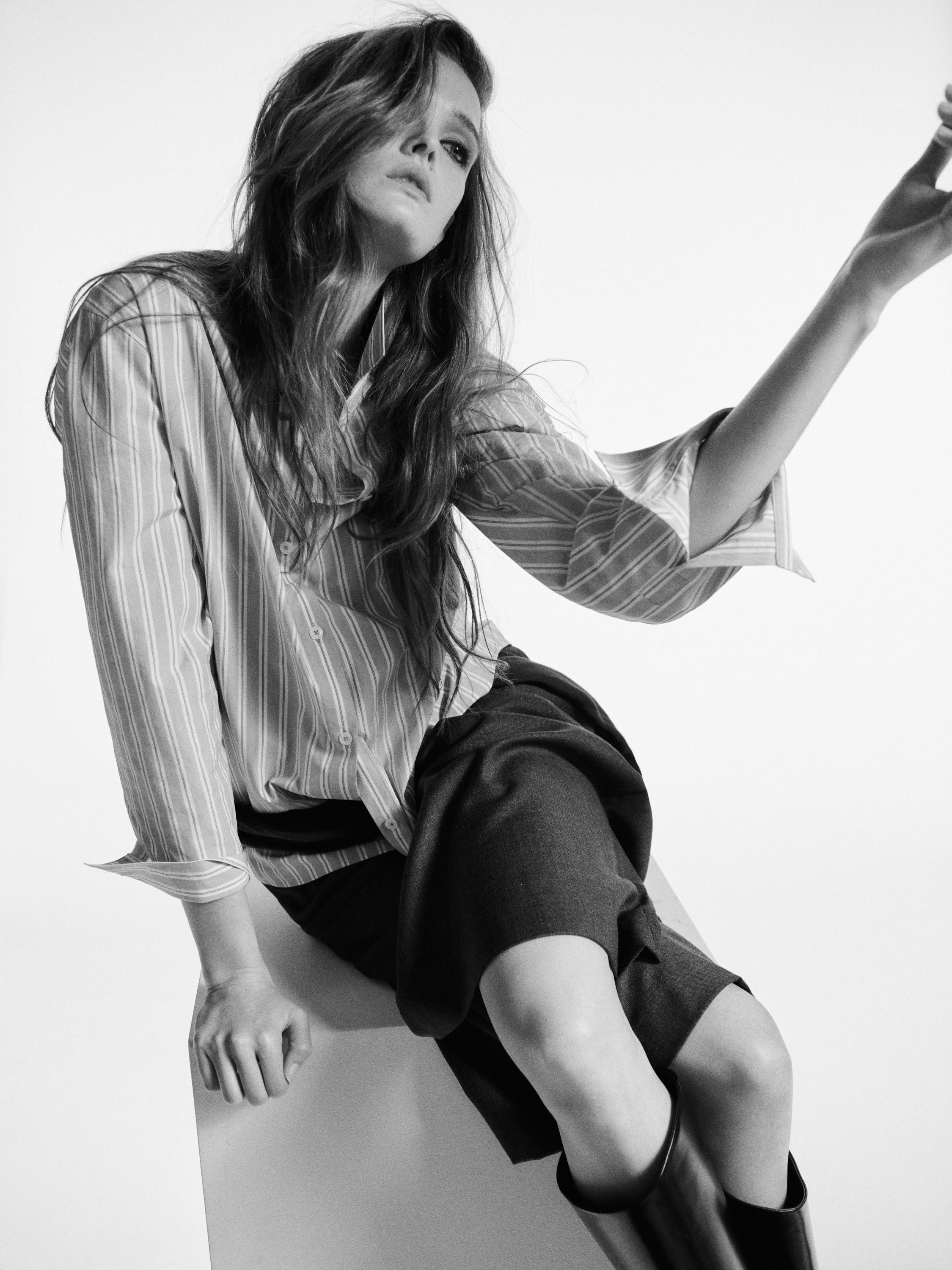 100% cotton striped shirt