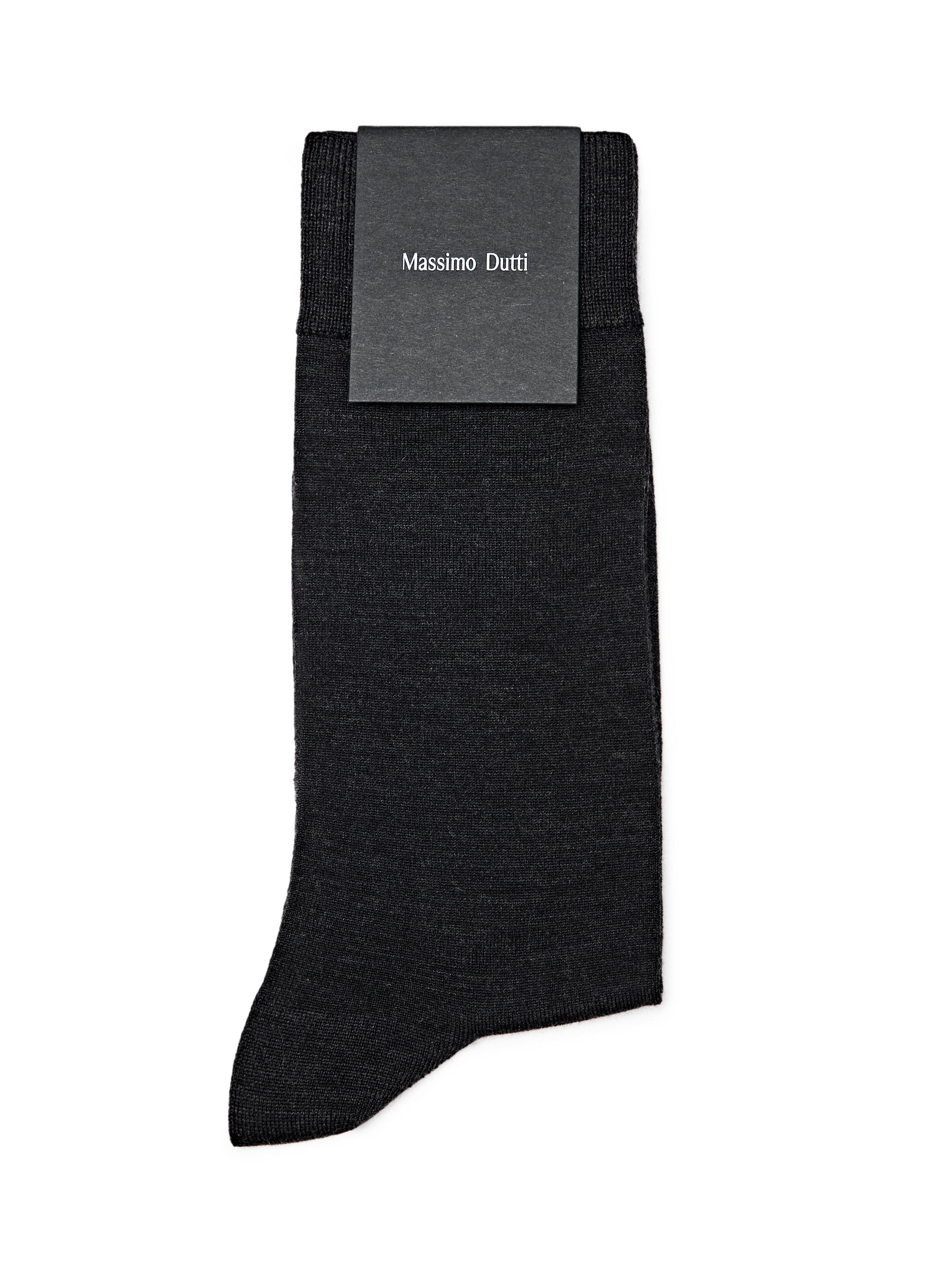 Wool blend socks — GREY