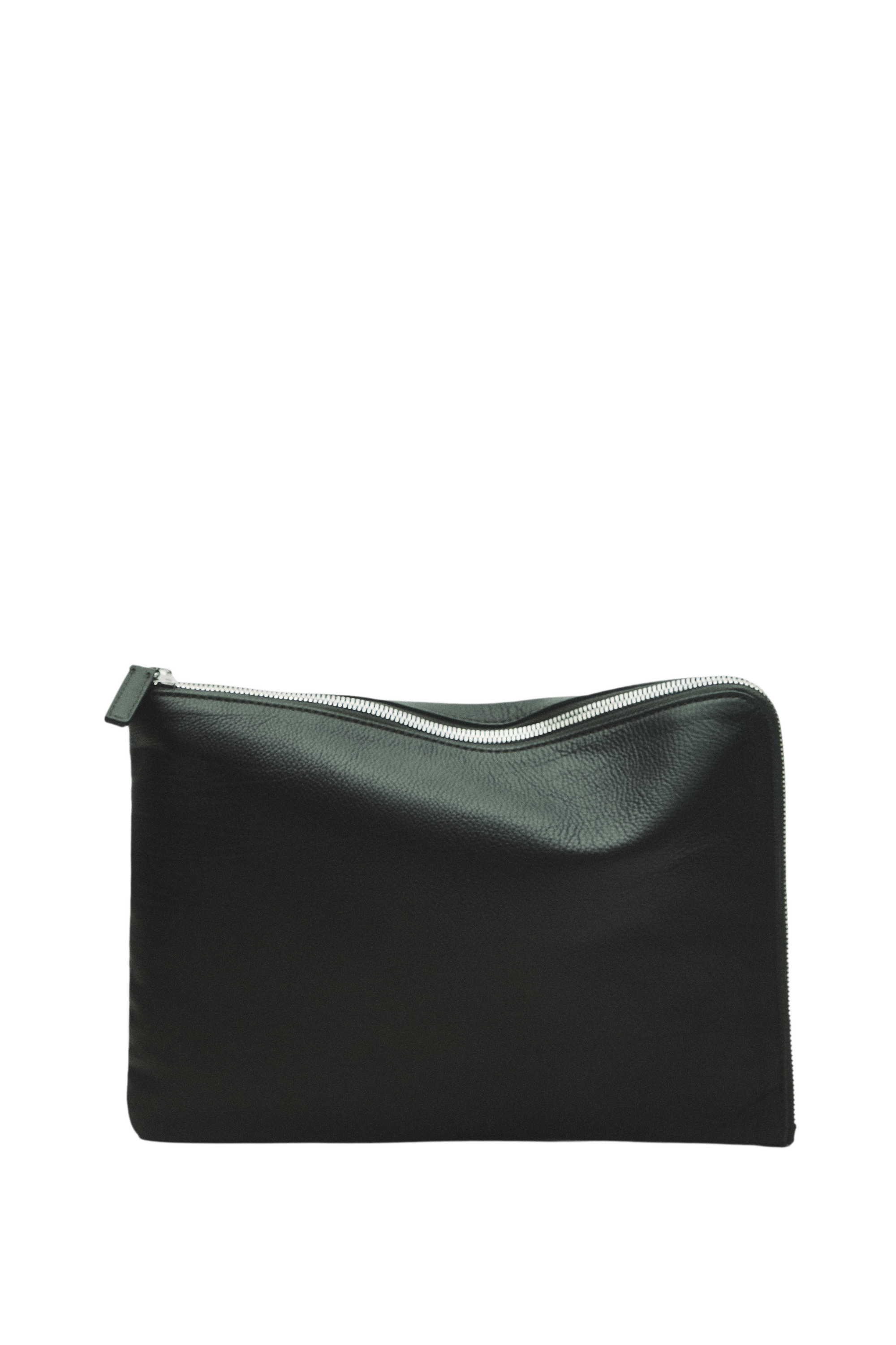 Bolsa S para portátil em pele napa