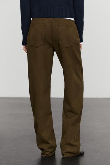 Straight-leg jeans — BROWN 5