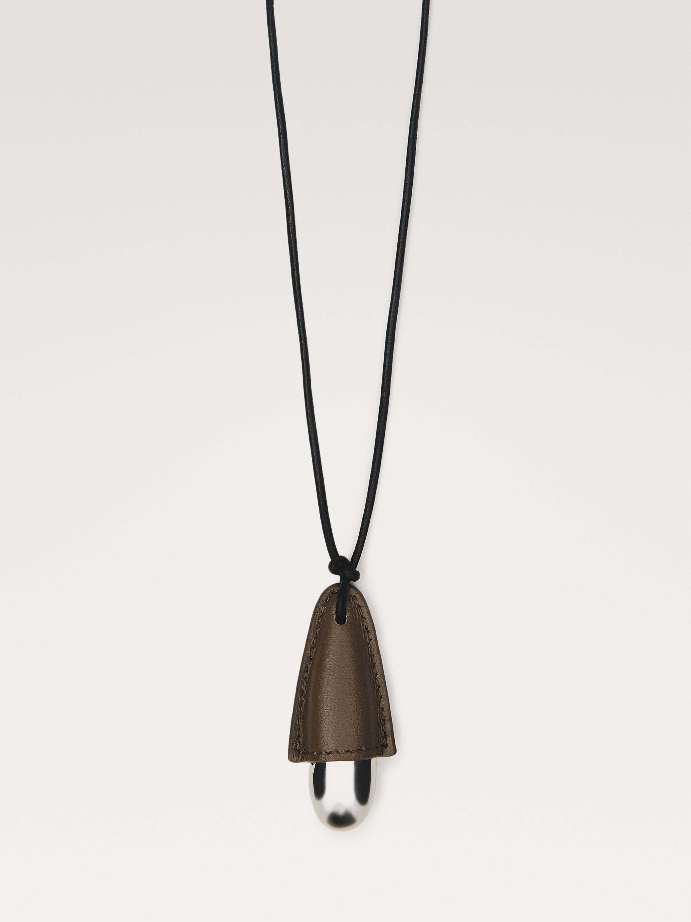 Leather pendant