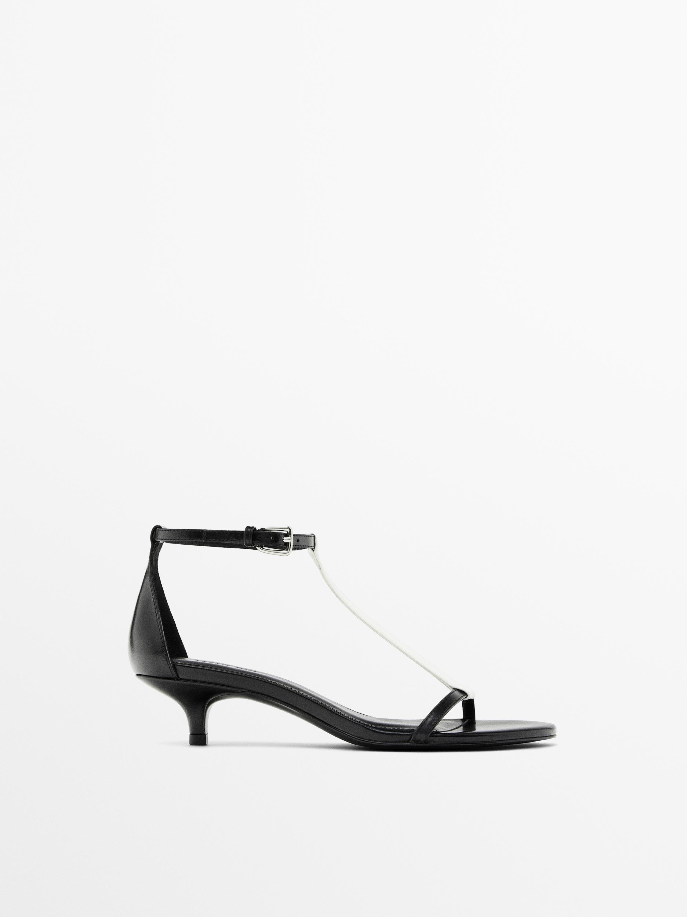 Heeled strappy sandals